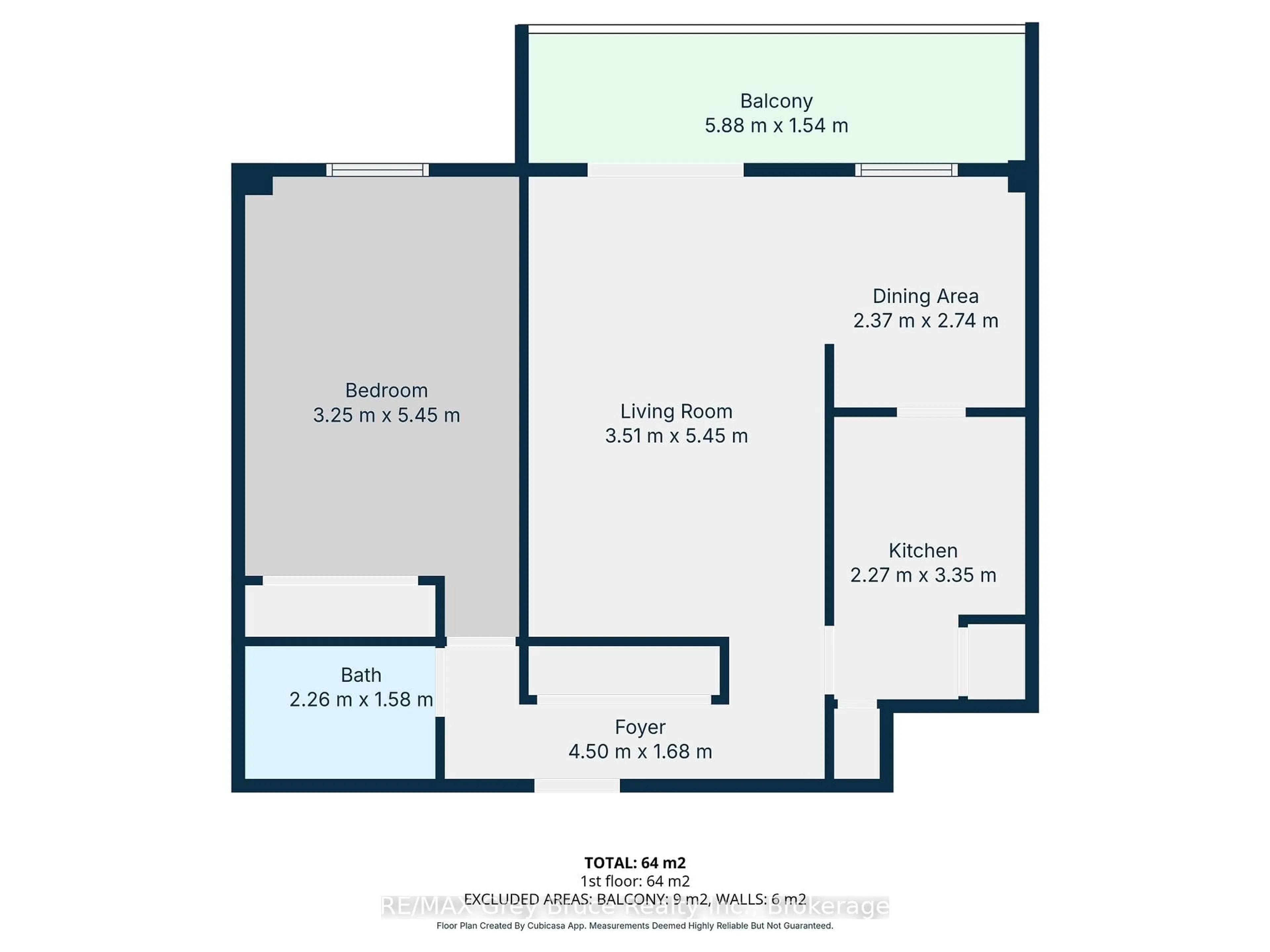 Floor plan for 756 Kipps Lane #606, London East Ontario N5Y 4X9