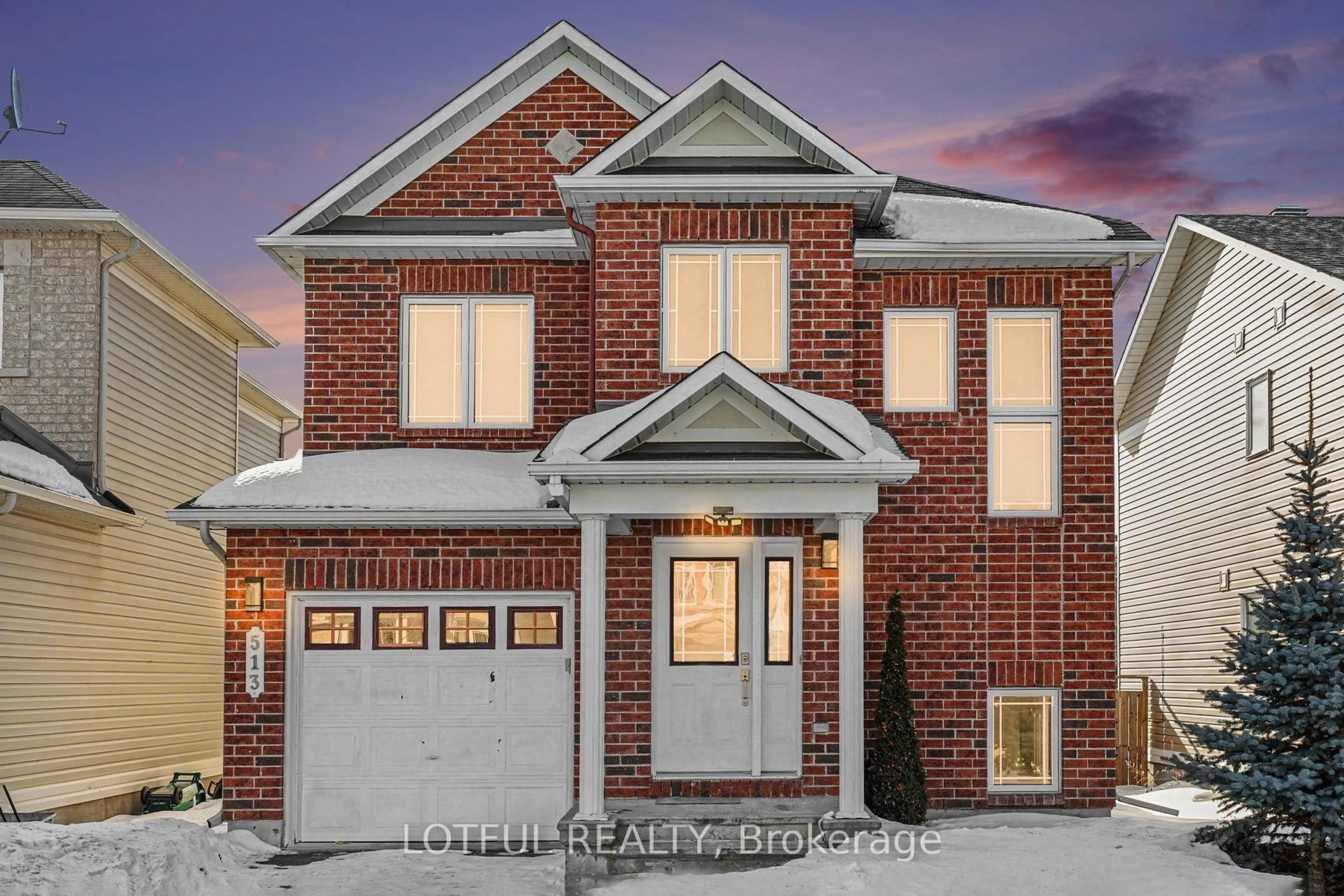 Home with brick exterior material, street for 513 Paul Metivier Dr, Ottawa Ontario K2J 0H4