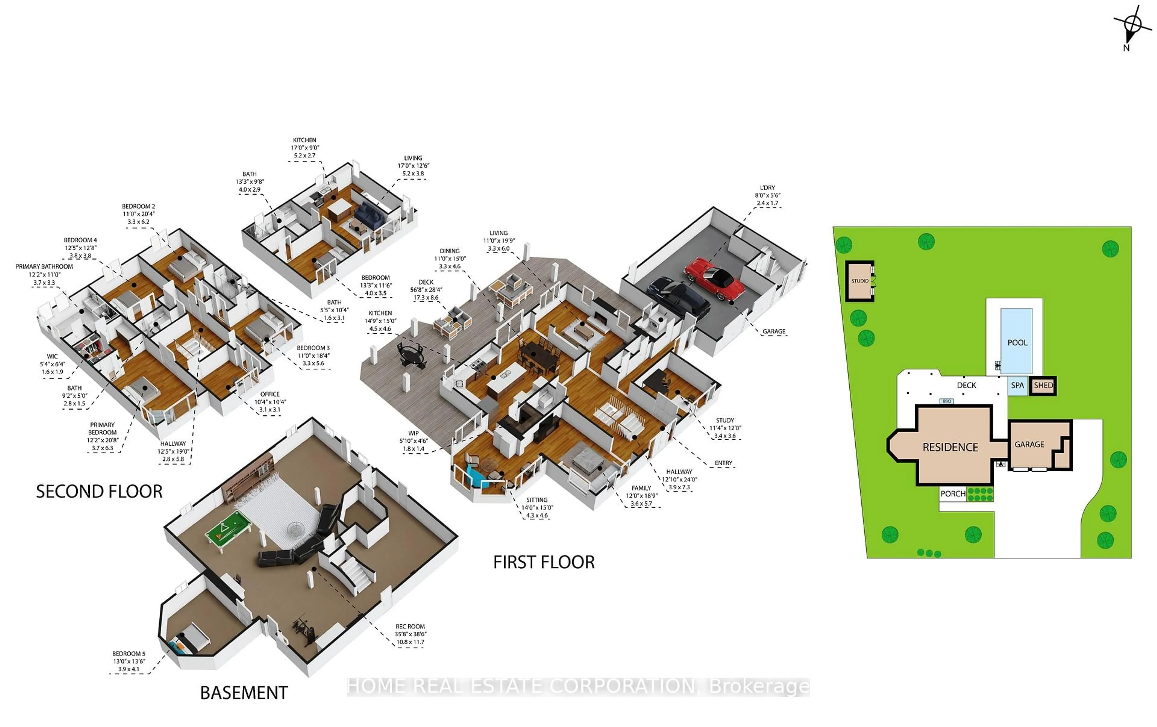Floor plan for 14 Hawthorne Rd, Mono Ontario L9W 6G7