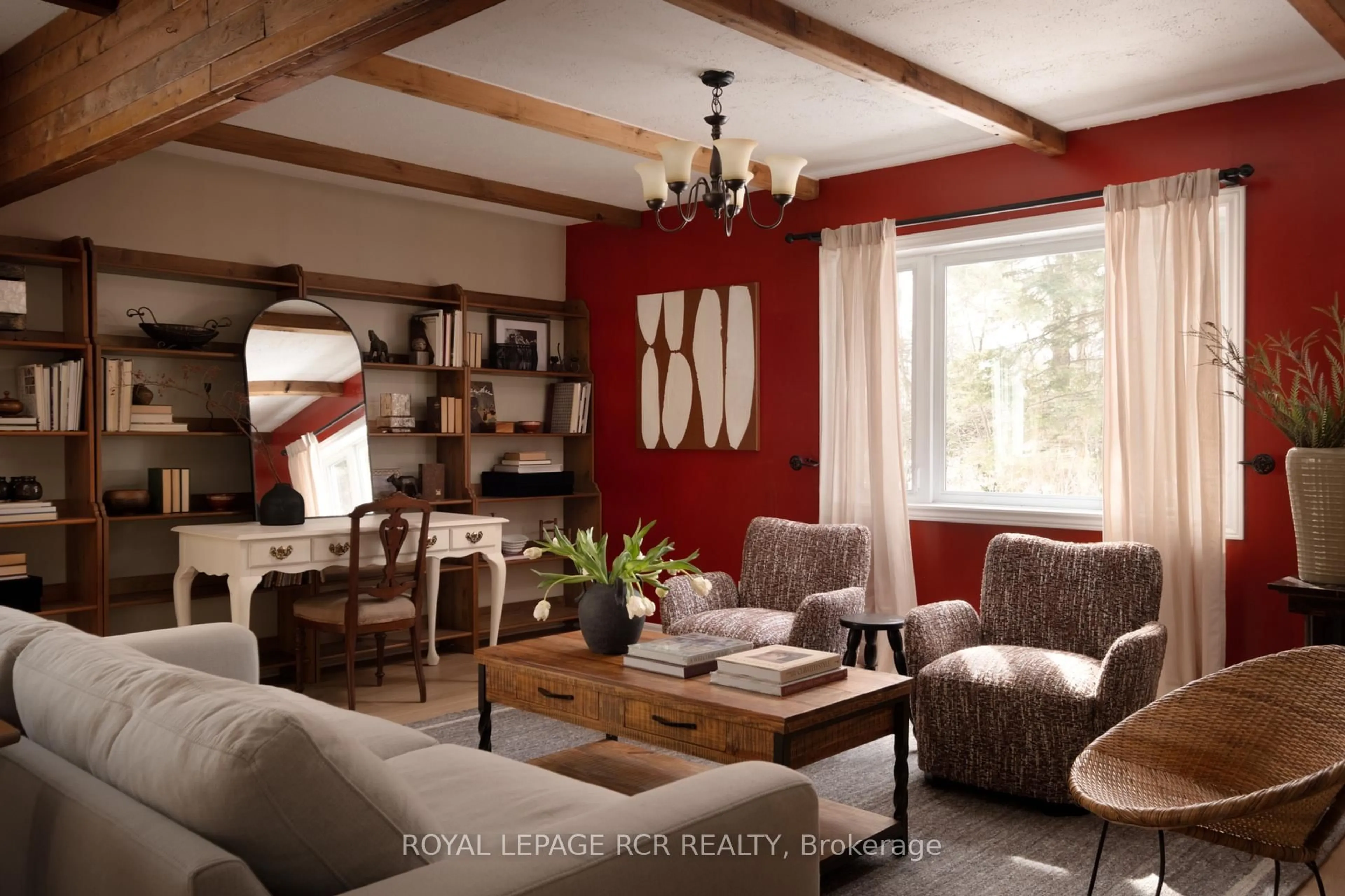 Living room with furniture, wood/laminate floor for 6024 Fourth Line, Erin Ontario L0N 1N0