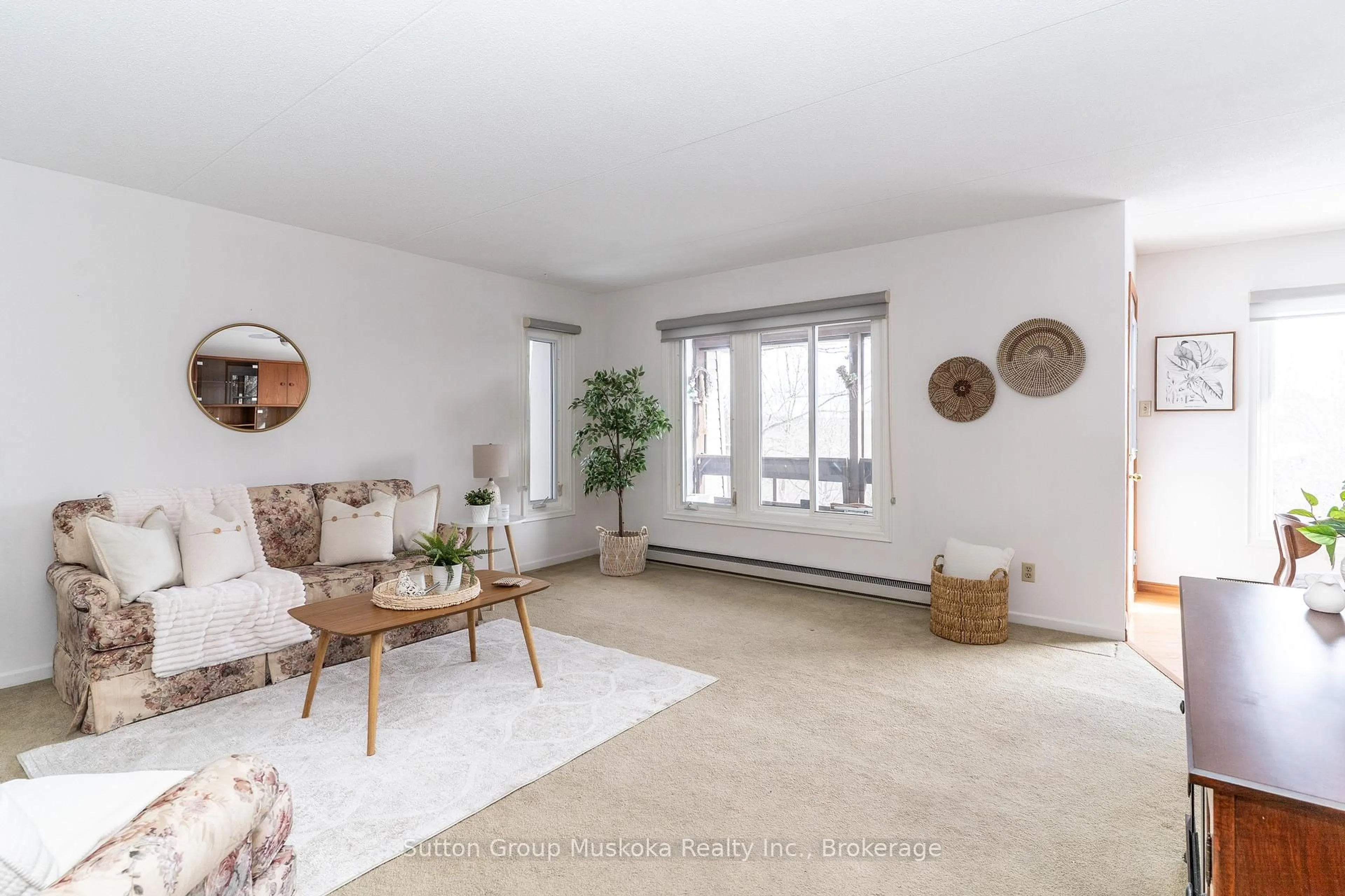 Living room with furniture, unknown for 26 Herman Ave #Unit 36, Huntsville Ontario P1H 1J6