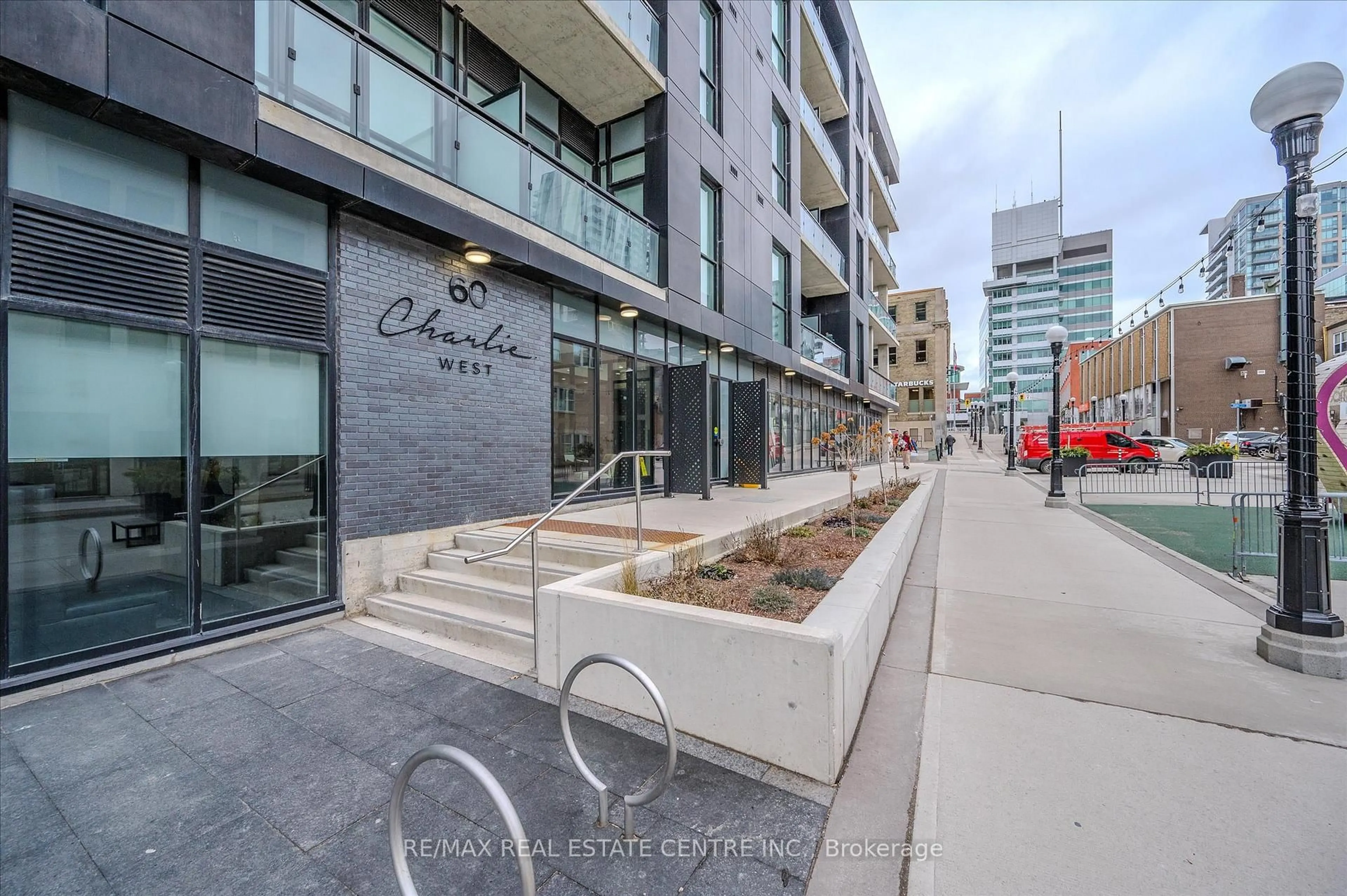 Patio, street for 60 Charles St #702, Kitchener Ontario N2G 0C9