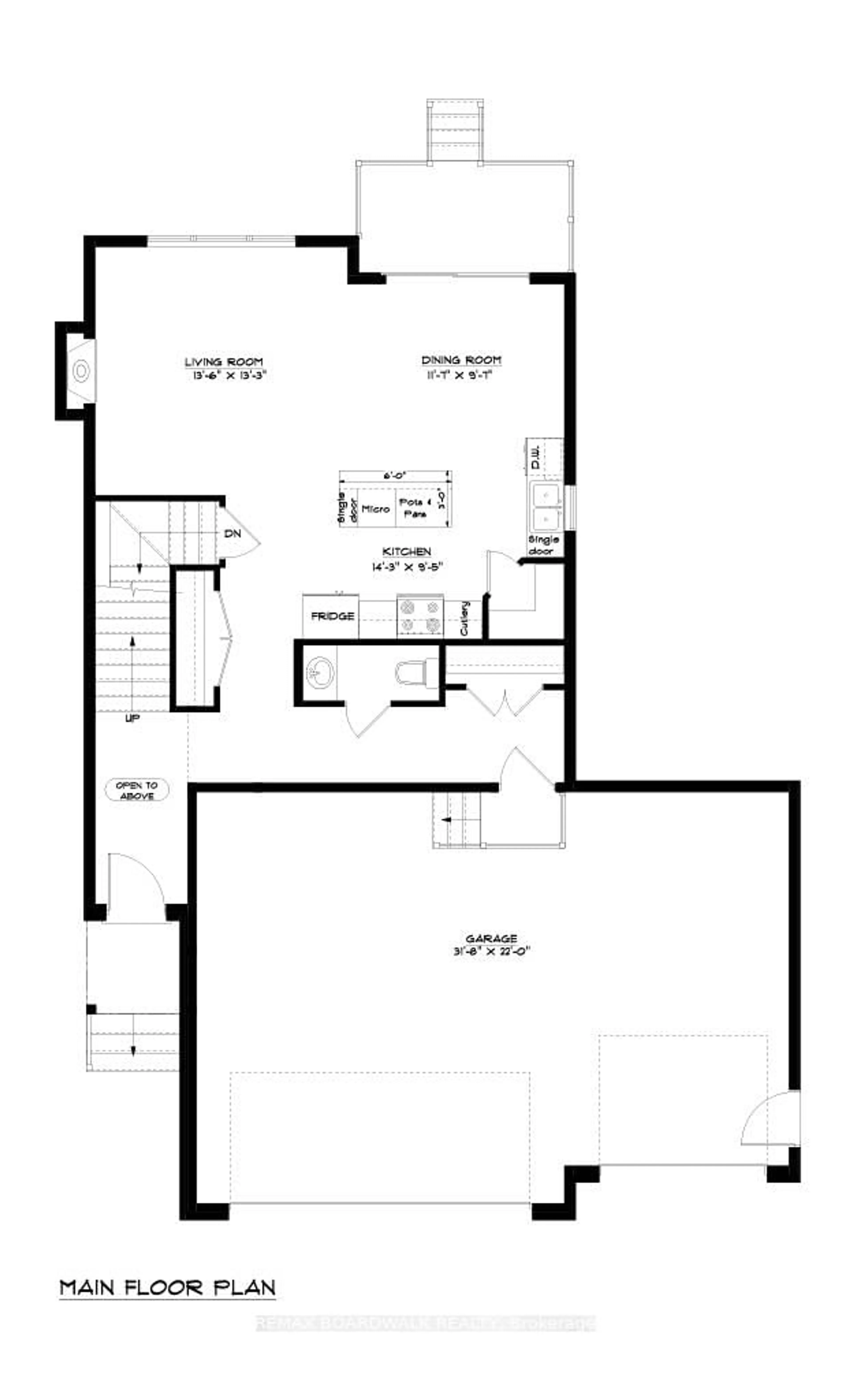 Floor plan for 967 Chablis Cres, Russell Ontario K0A 1W0