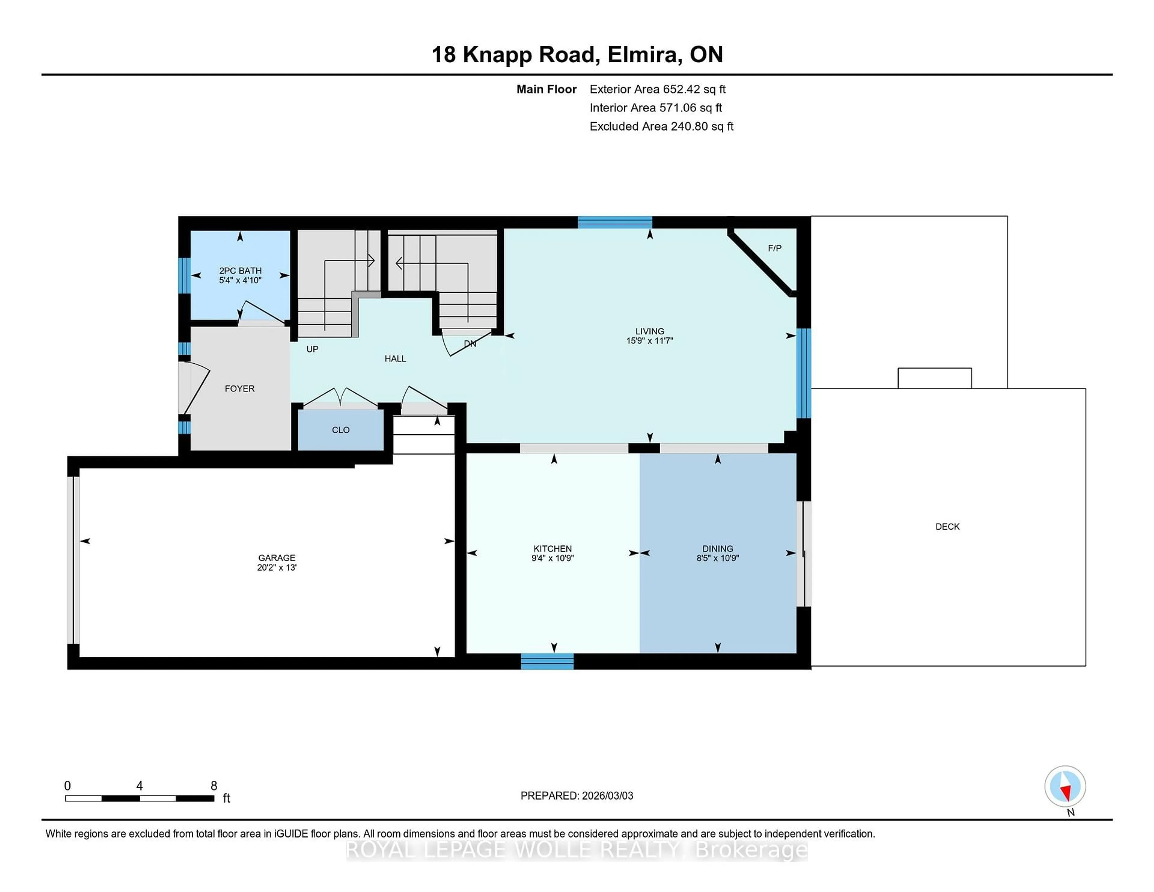 Floor plan for 18 Knapp Rd, Woolwich Ontario N3B 0A7