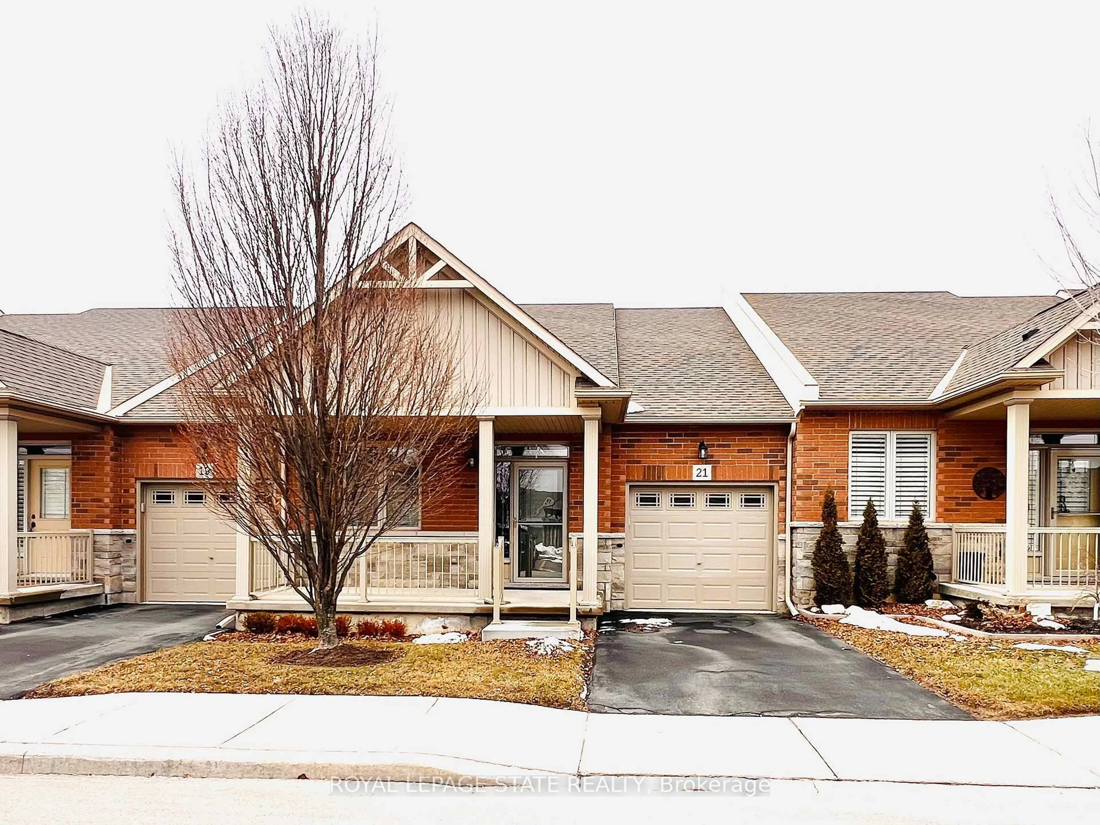 Home with brick exterior material, street for 21 Finton Lane, Hamilton Ontario L0R 1C0