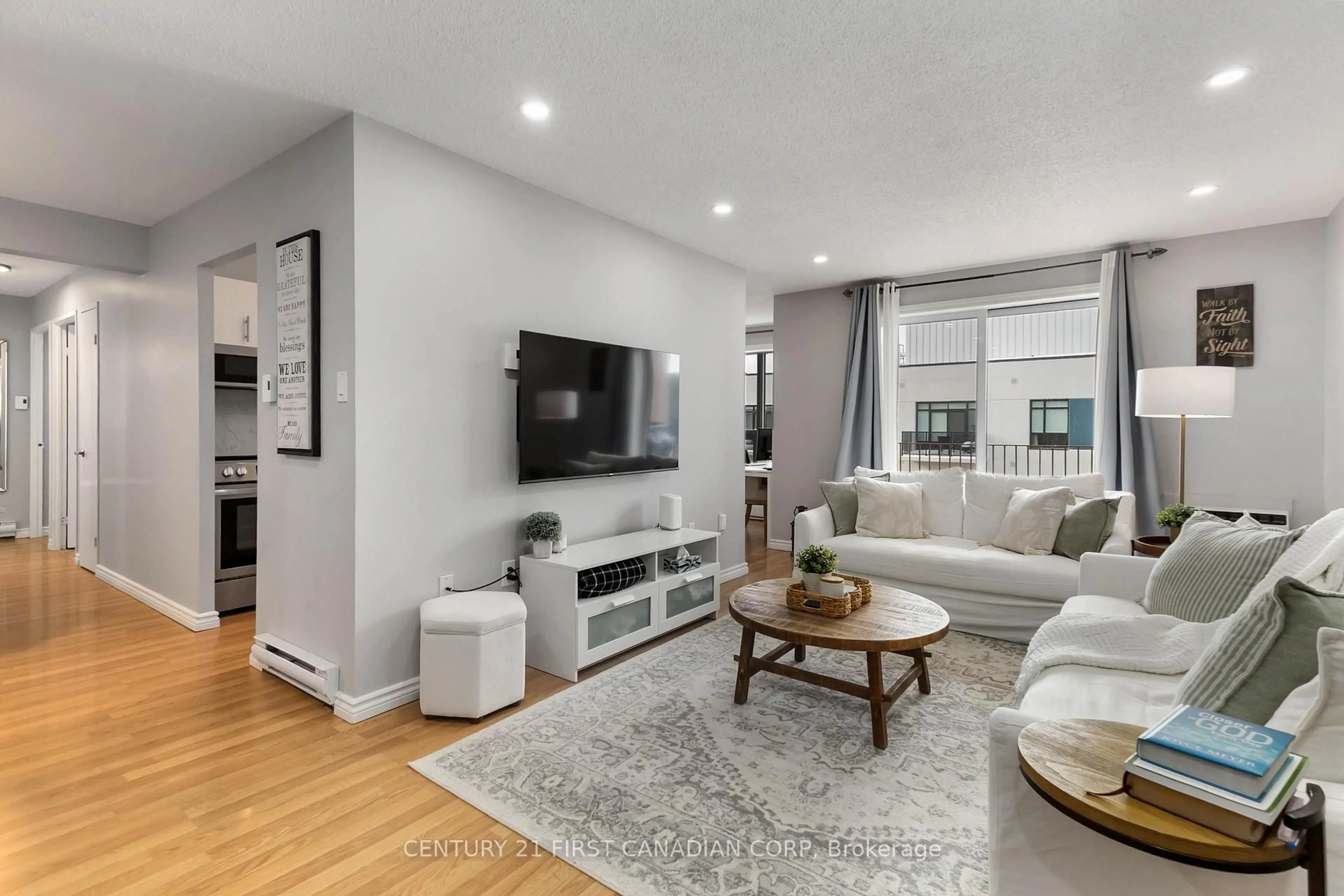 Living room with furniture, unknown for 95 Baseline Rd #1003, London South Ontario N6J 4X3