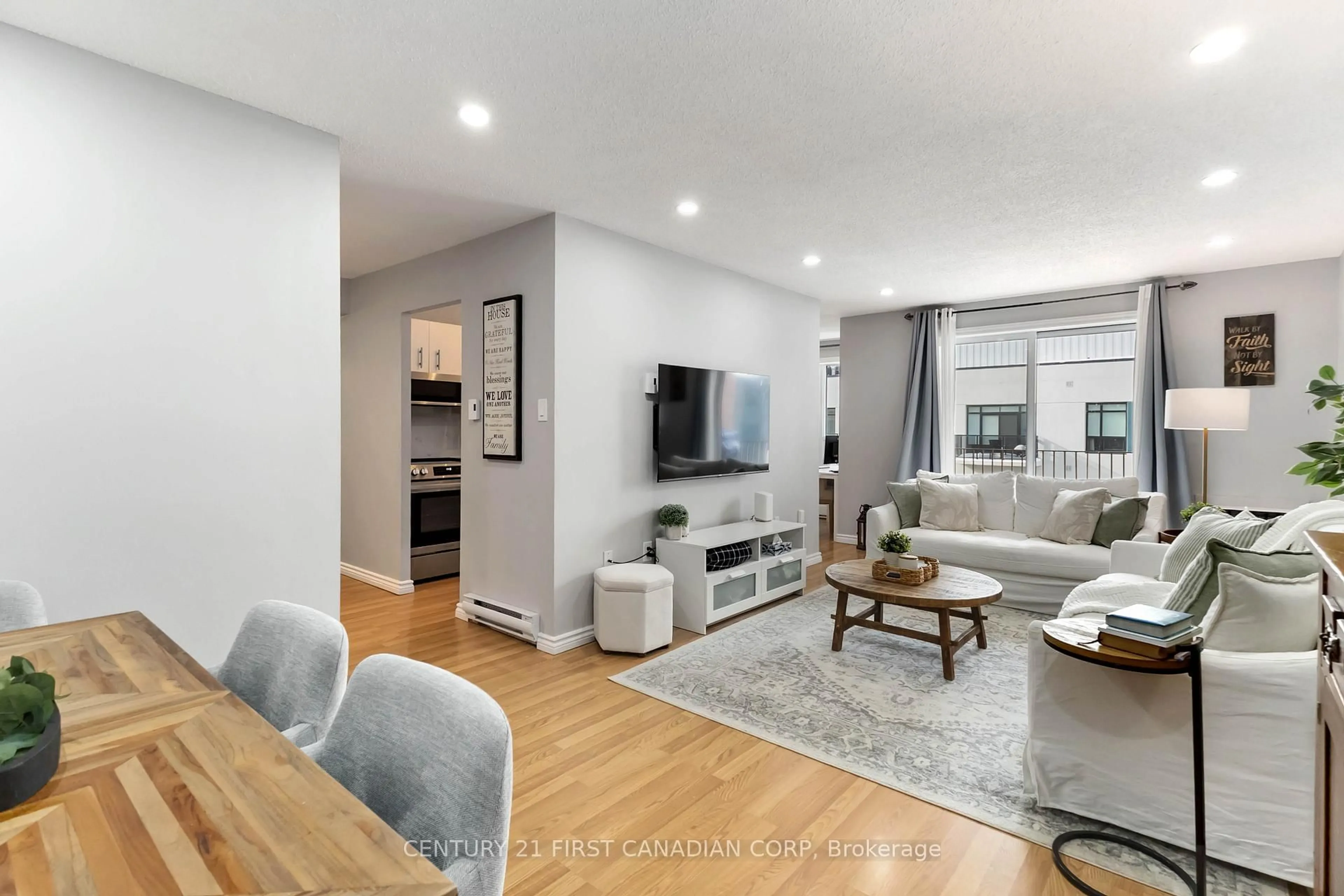 Living room with furniture, unknown for 95 Baseline Rd #1003, London South Ontario N6J 4X3