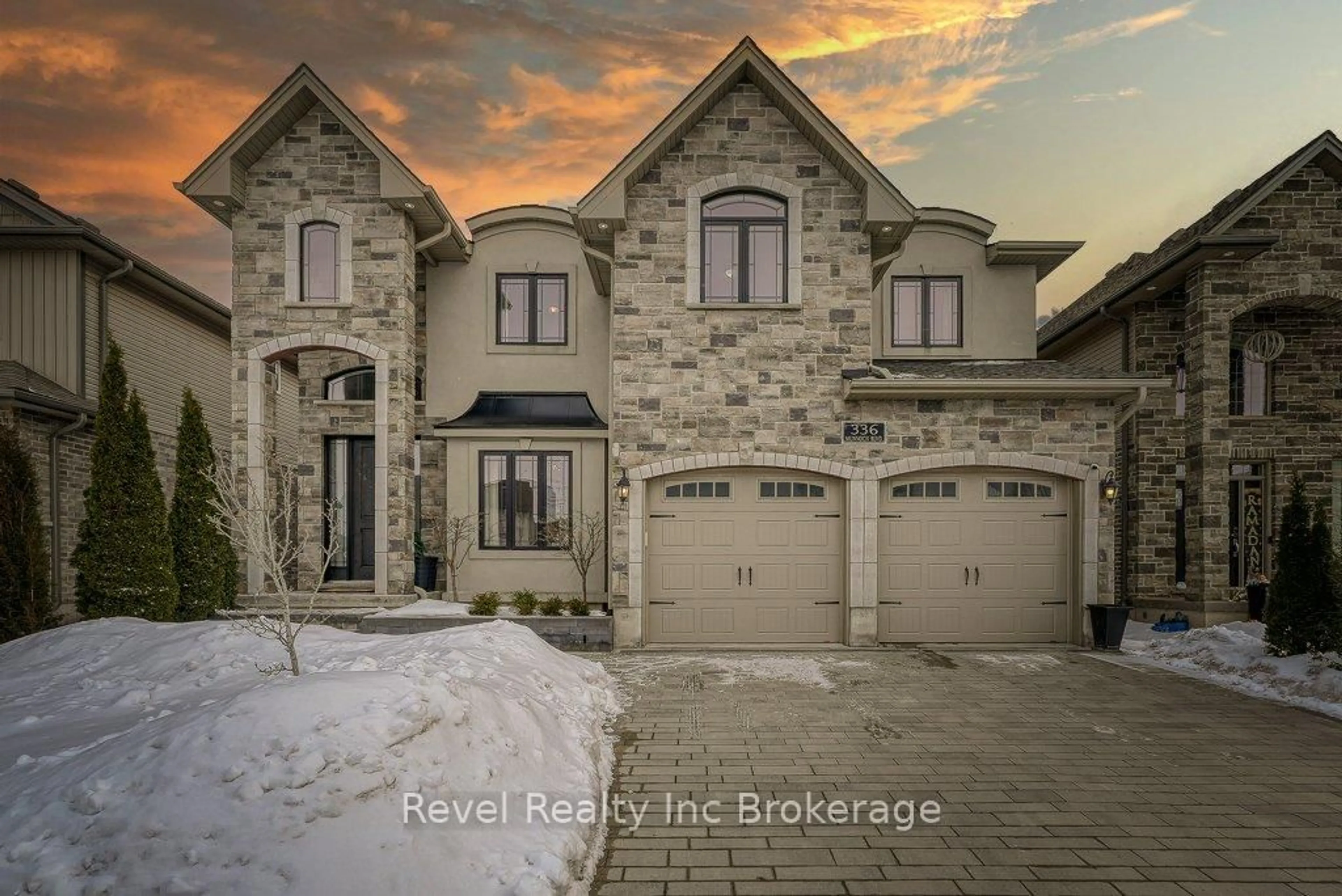 Home with brick exterior material, street for 336 Munnoch Blvd, Woodstock Ontario N4T 0H6