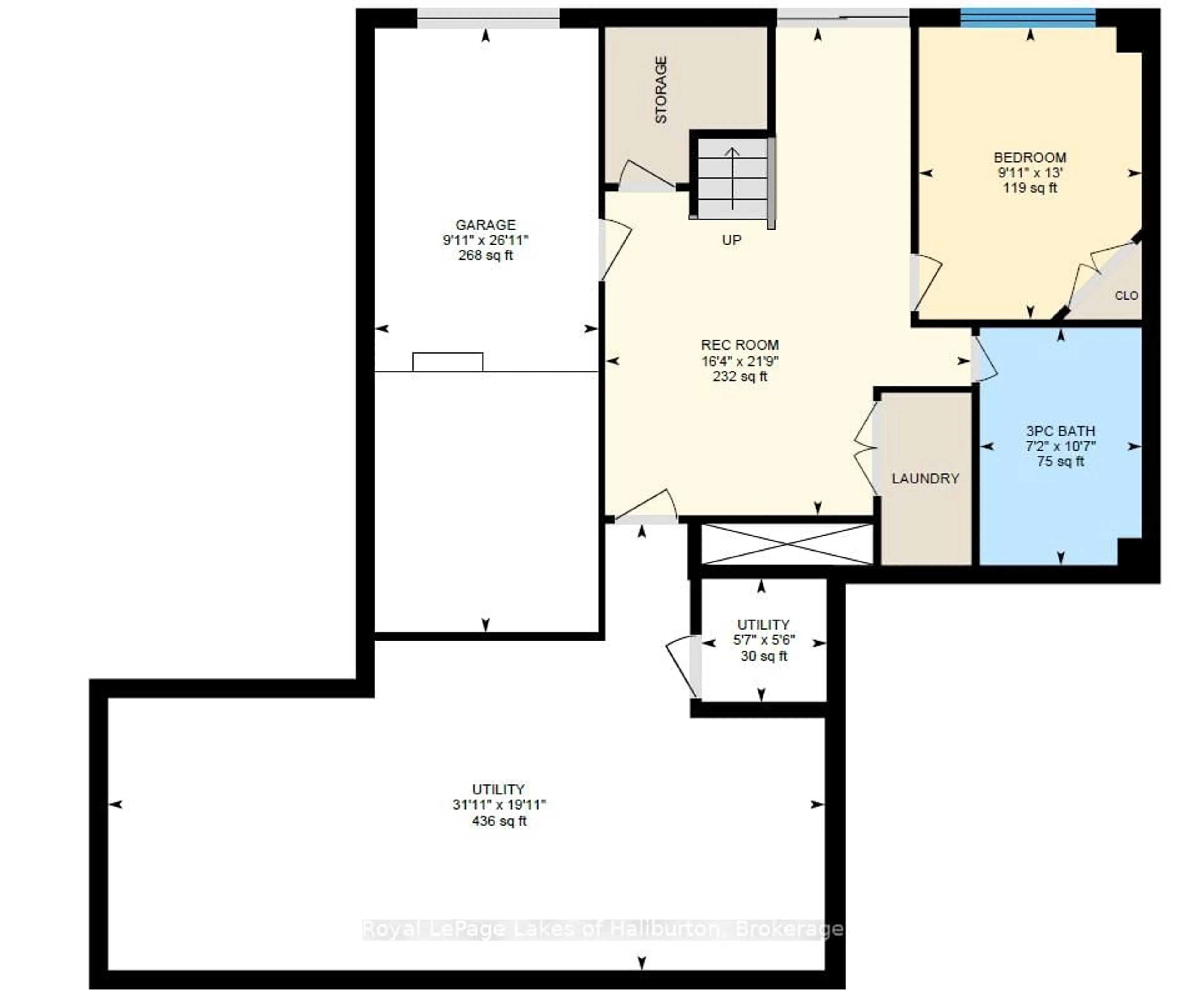 Floor plan for 54 Clearview Dr, Trent Lakes Ontario K0M 2A0
