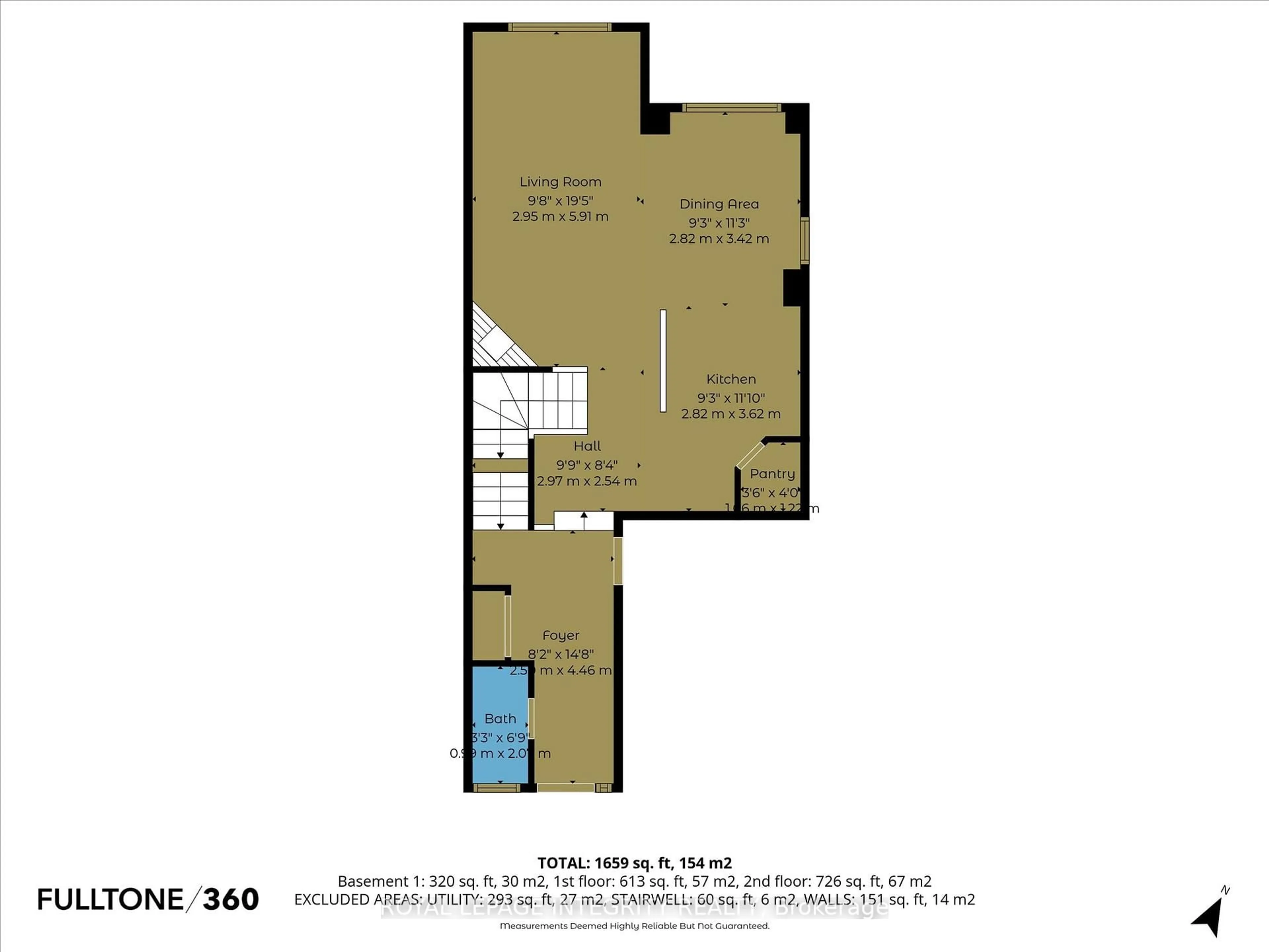 Floor plan for 418 Rochefort Circ, Ottawa Ontario K4A 0M8