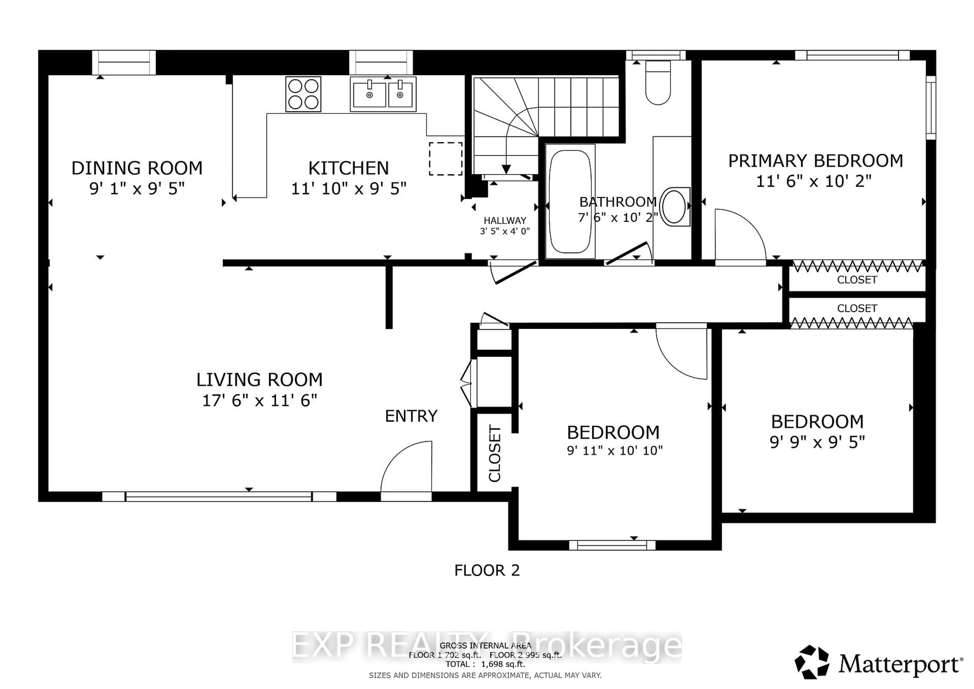 Floor plan for 8857 Banting Ave, Niagara Falls Ontario L2G 7A1