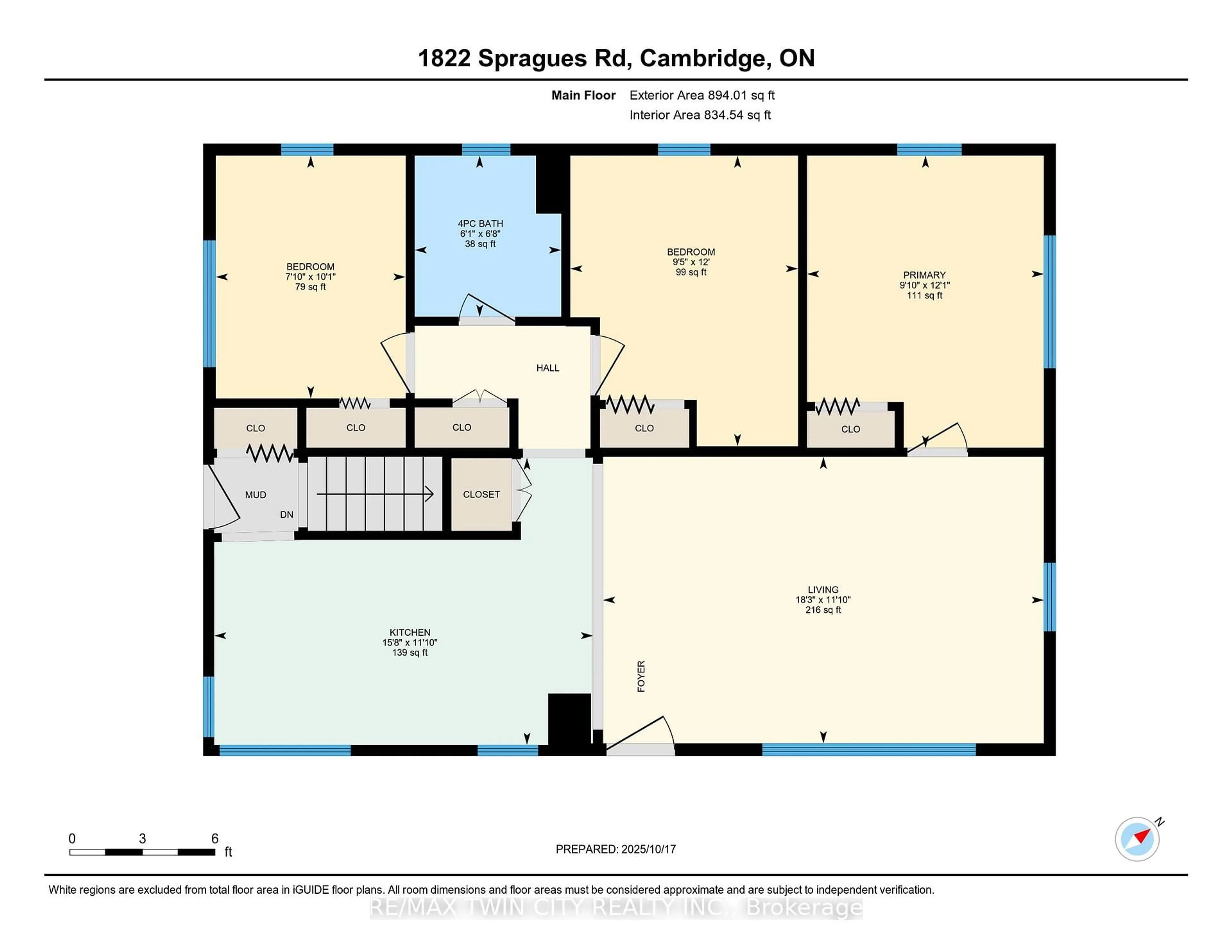 Floor plan for 1822 Spragues Rd, North Dumfries Ontario N1R 5S5