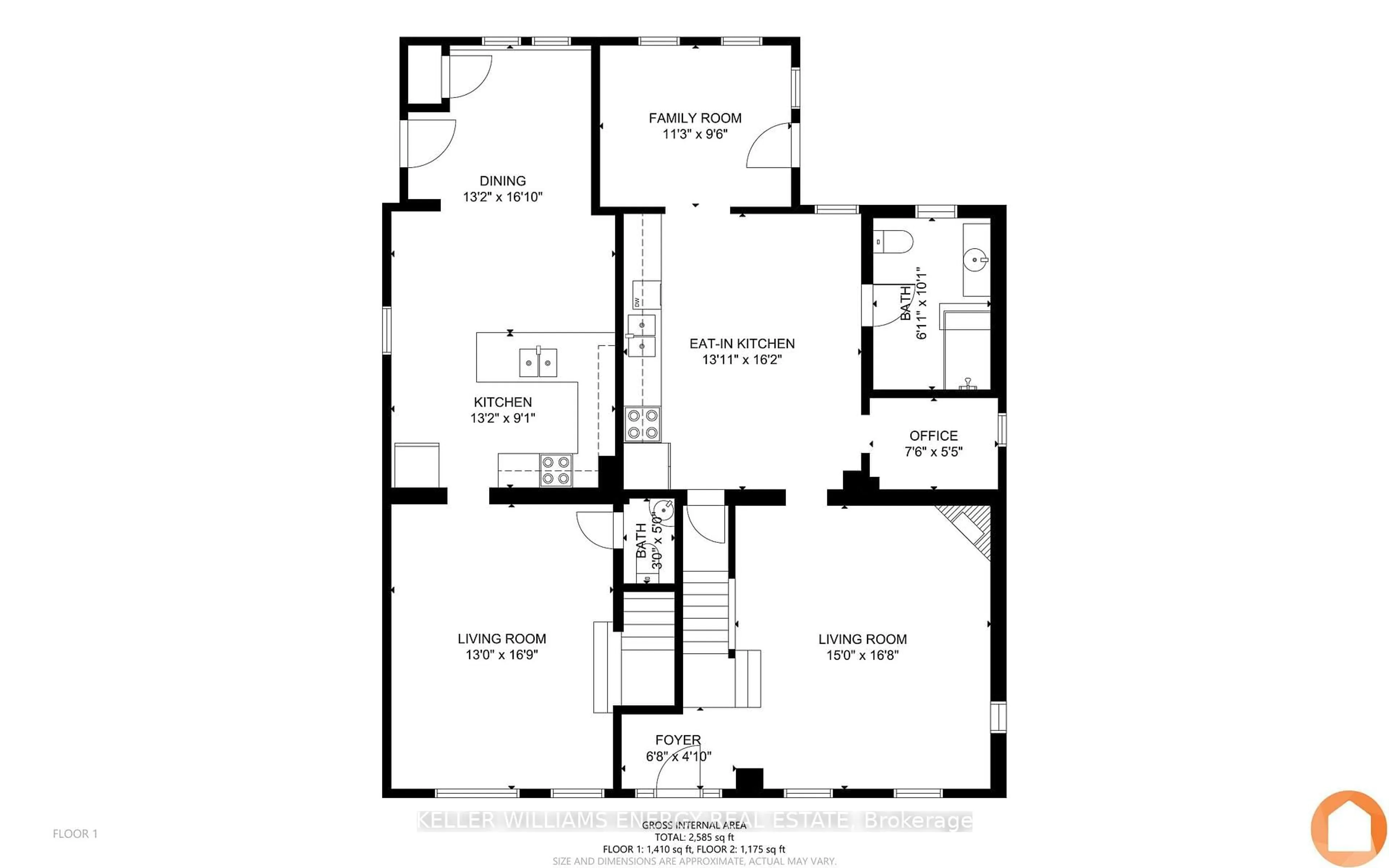 Floor plan for 58-60 Picton Main St, Prince Edward County Ontario K0K 2T0
