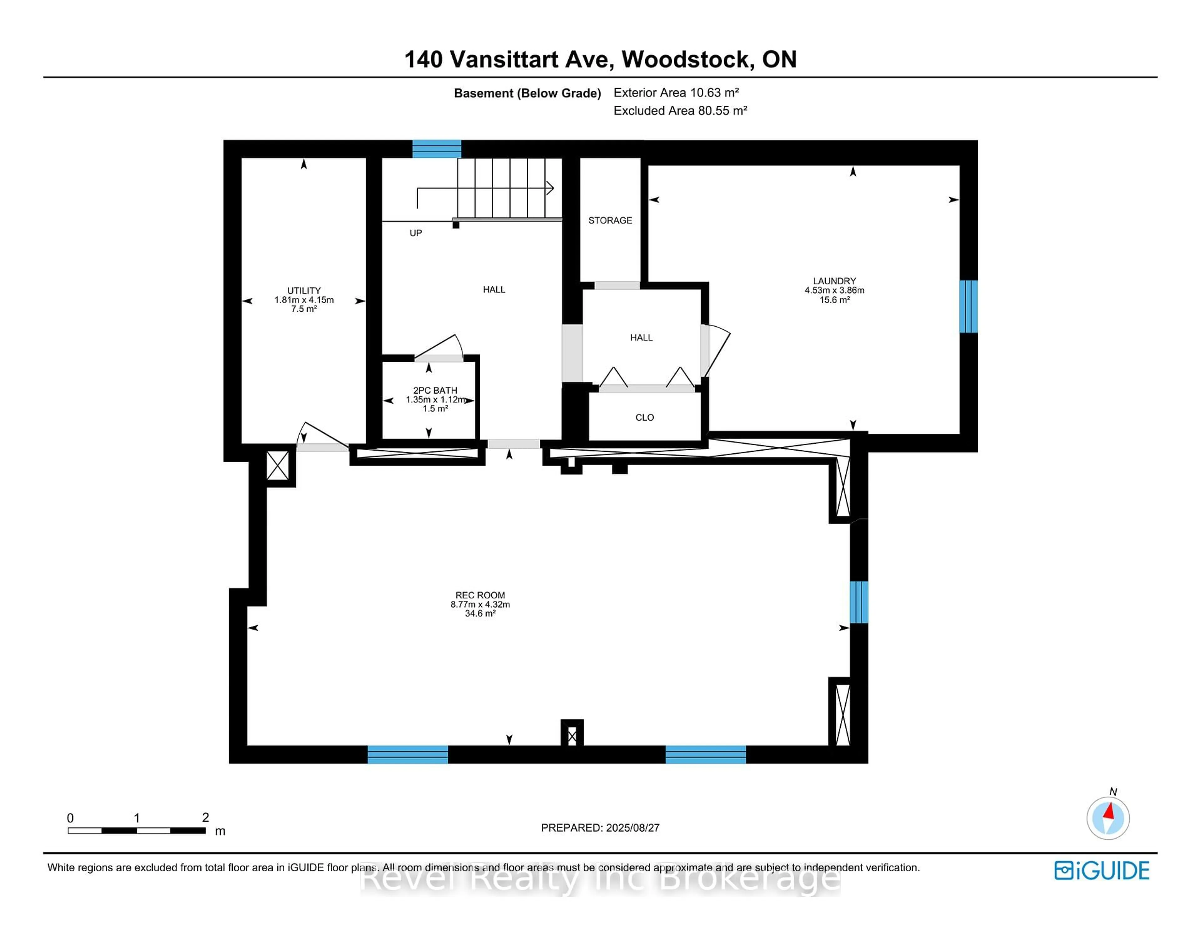 Floor plan for 140 Vansittart Ave, Woodstock Ontario N4S 6E6