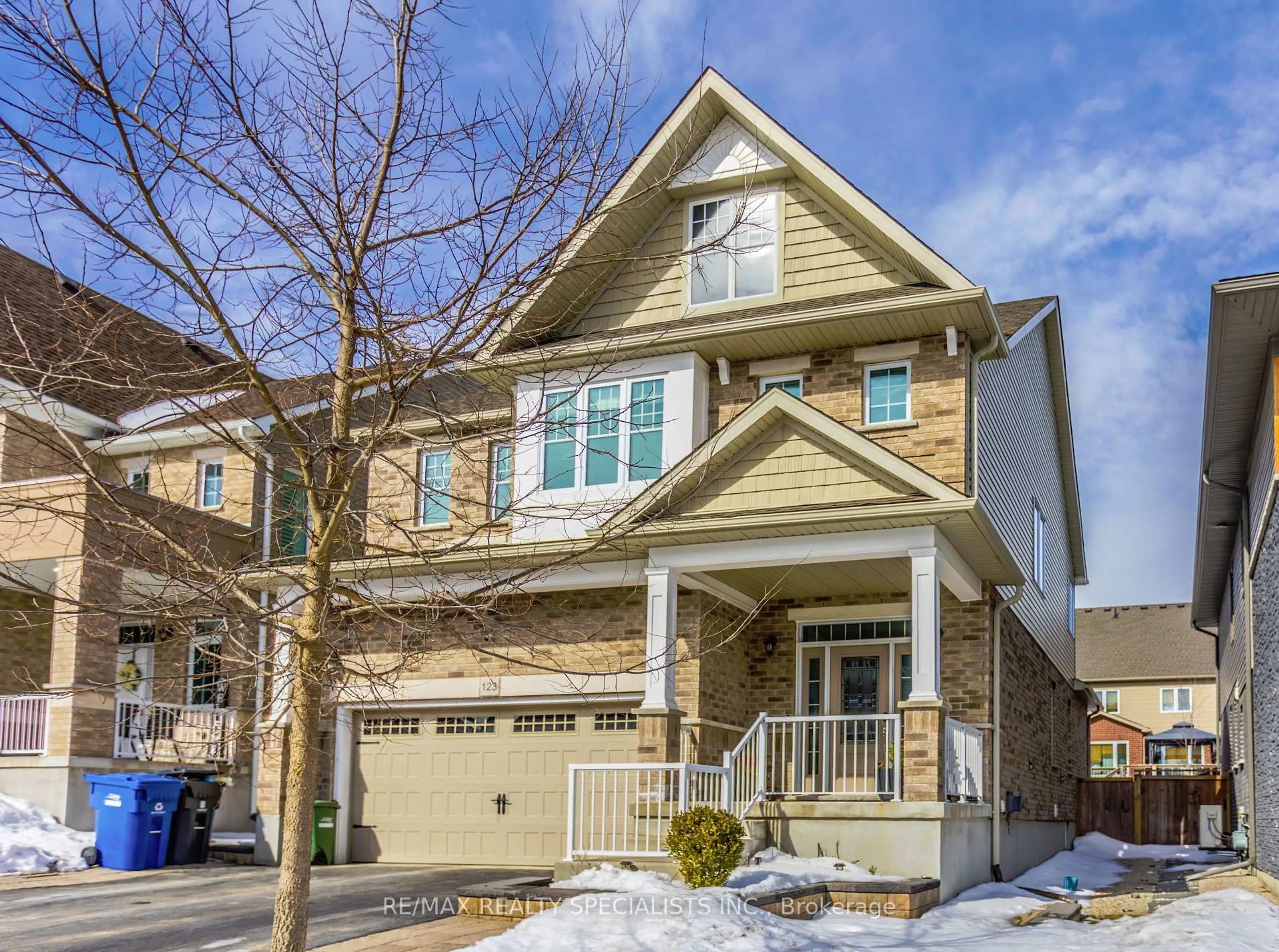 Home with brick exterior material, street for 123 LOVETT Lane, Guelph Ontario N1G 0H1