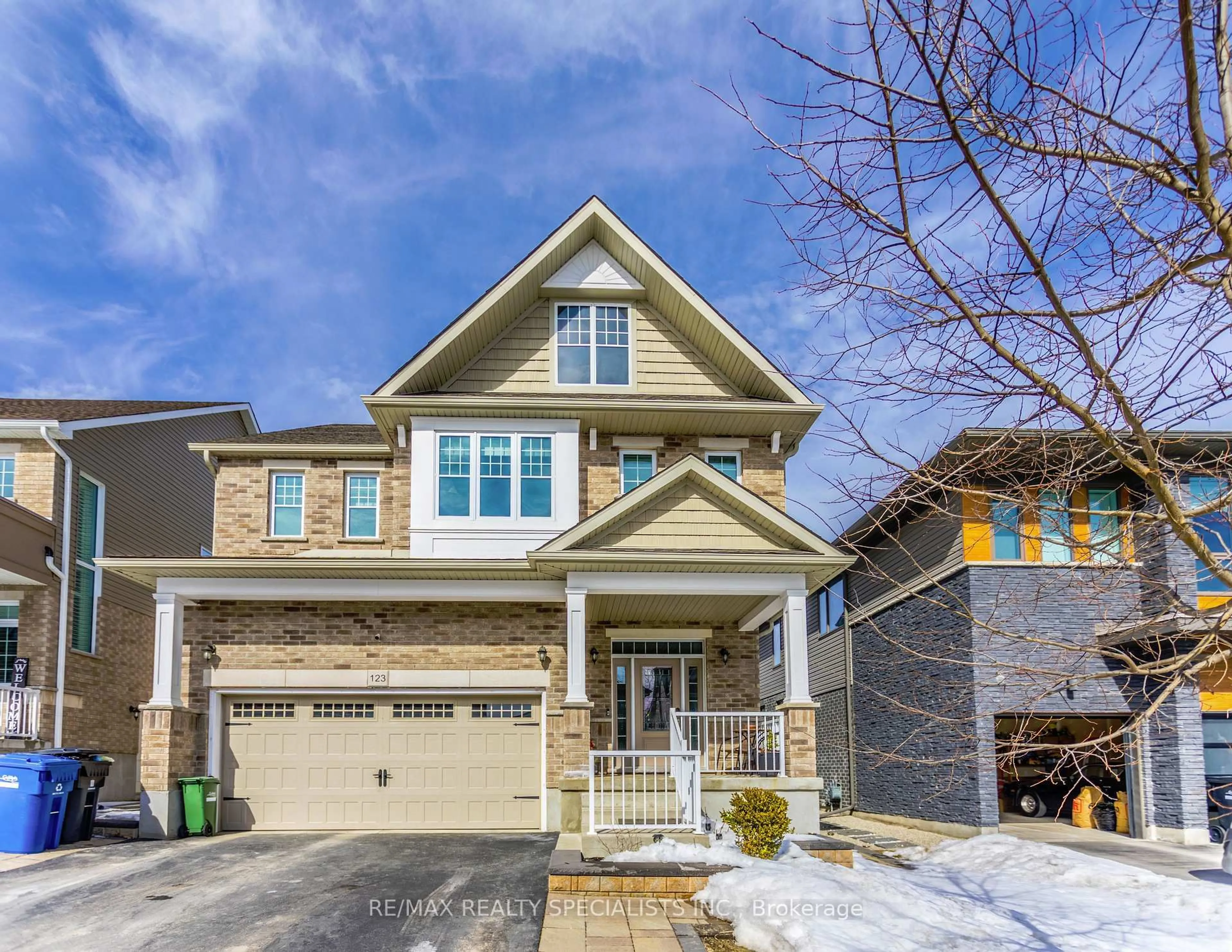 Home with brick exterior material, street for 123 LOVETT Lane, Guelph Ontario N1G 0H1