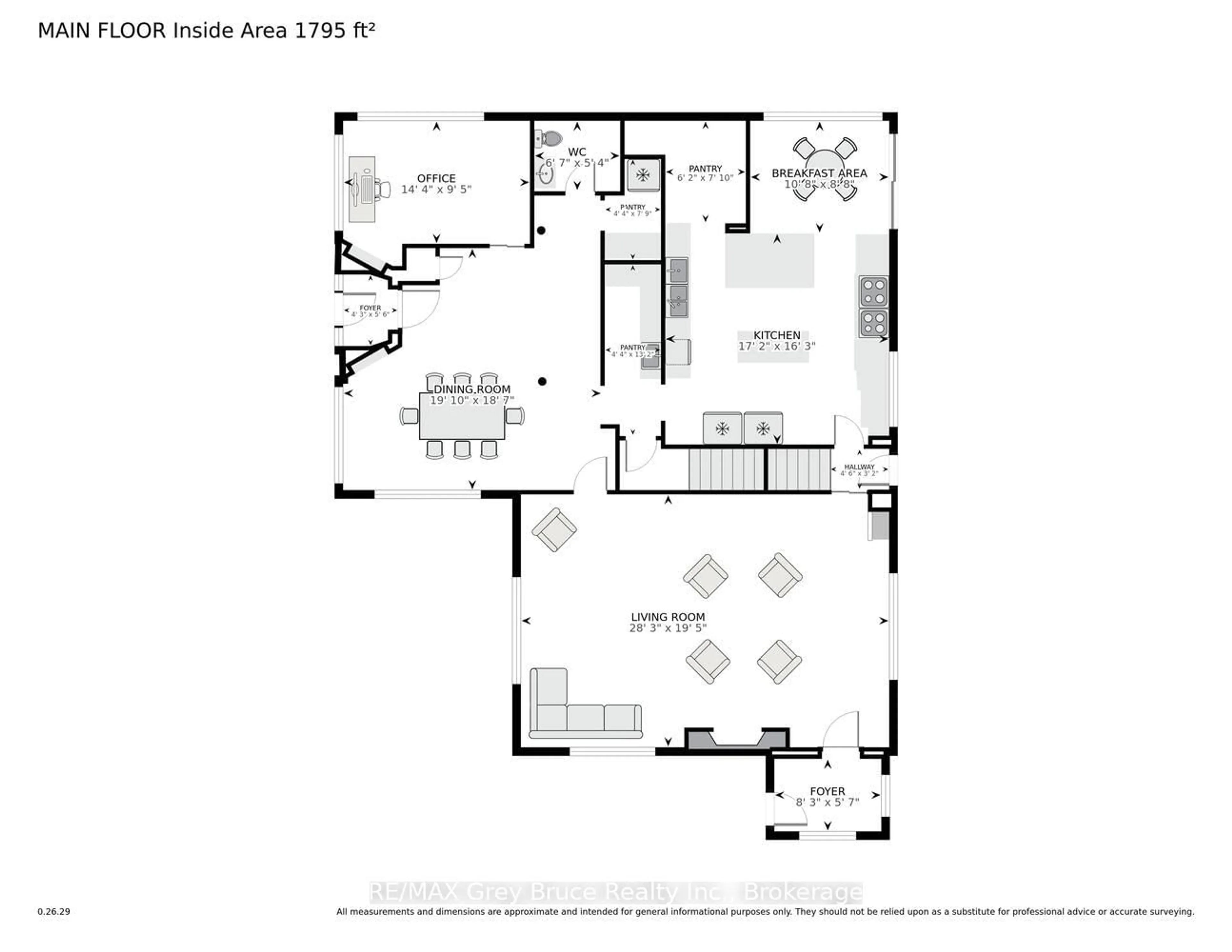 Floor plan for 424 Huron Rd, South Bruce Peninsula Ontario N0H 2T0
