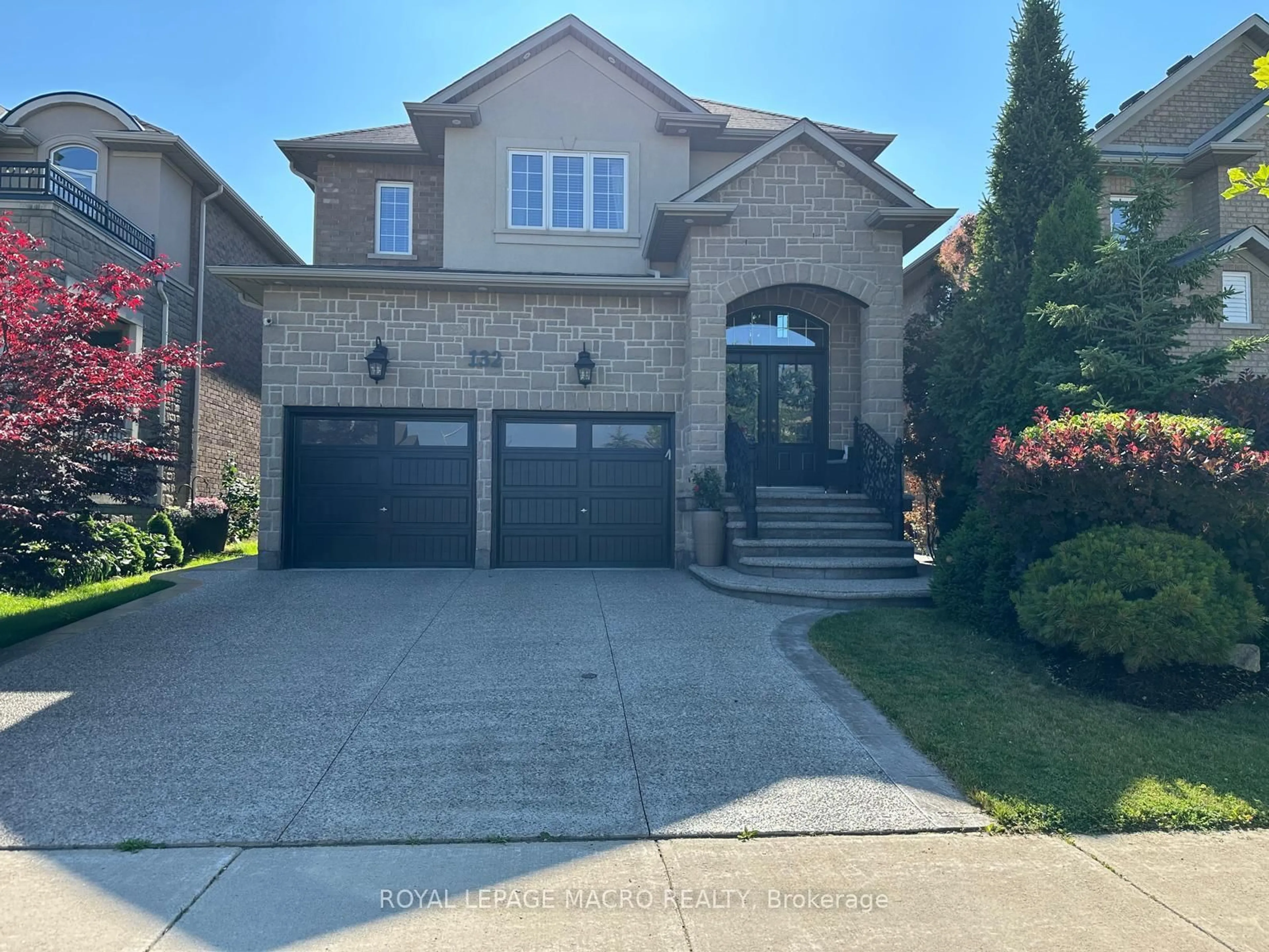 Home with brick exterior material, street for 132 Grandell Dr, Hamilton Ontario L9K 0H7