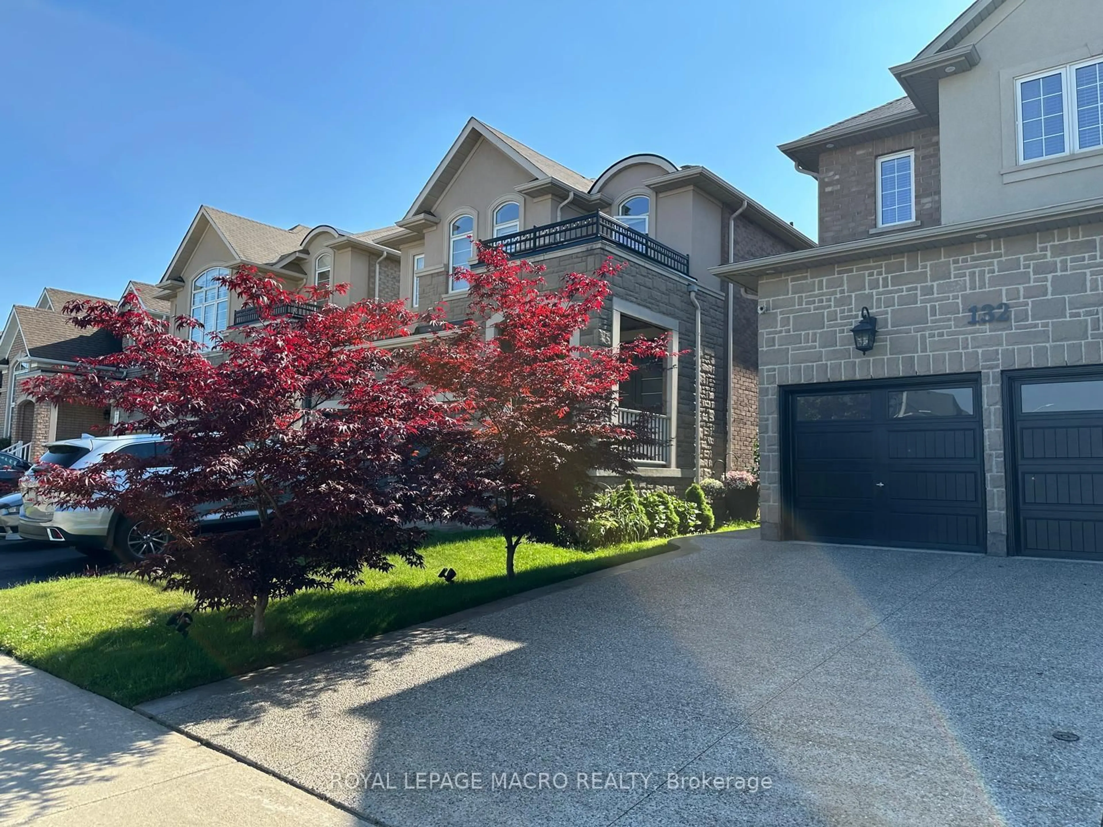 Home with brick exterior material, street for 132 Grandell Dr, Hamilton Ontario L9K 0H7