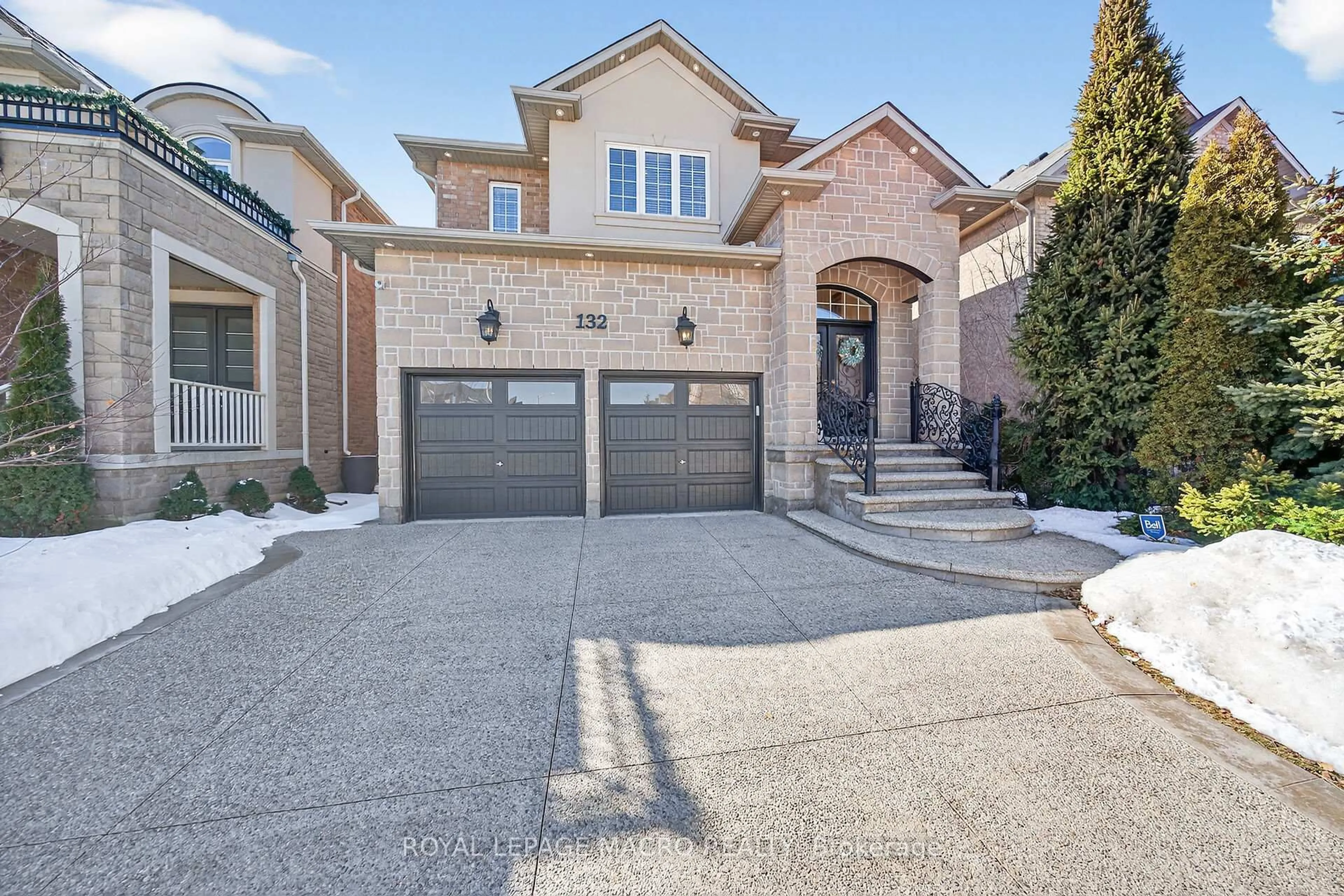 Home with brick exterior material, street for 132 Grandell Dr, Hamilton Ontario L9K 0H7