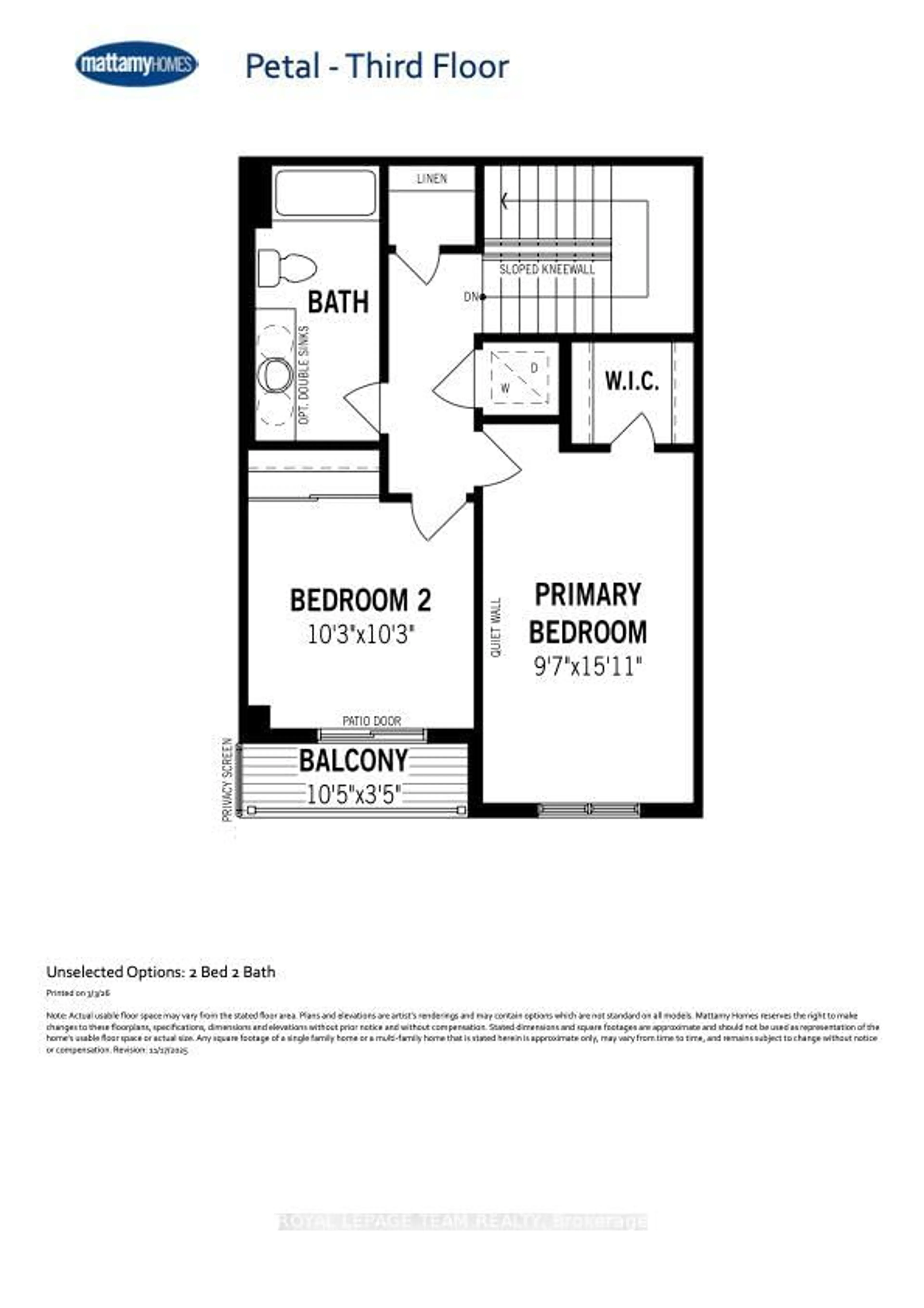 Floor plan for 1017 Calendula Pl, Kanata Ontario K2W 0R7