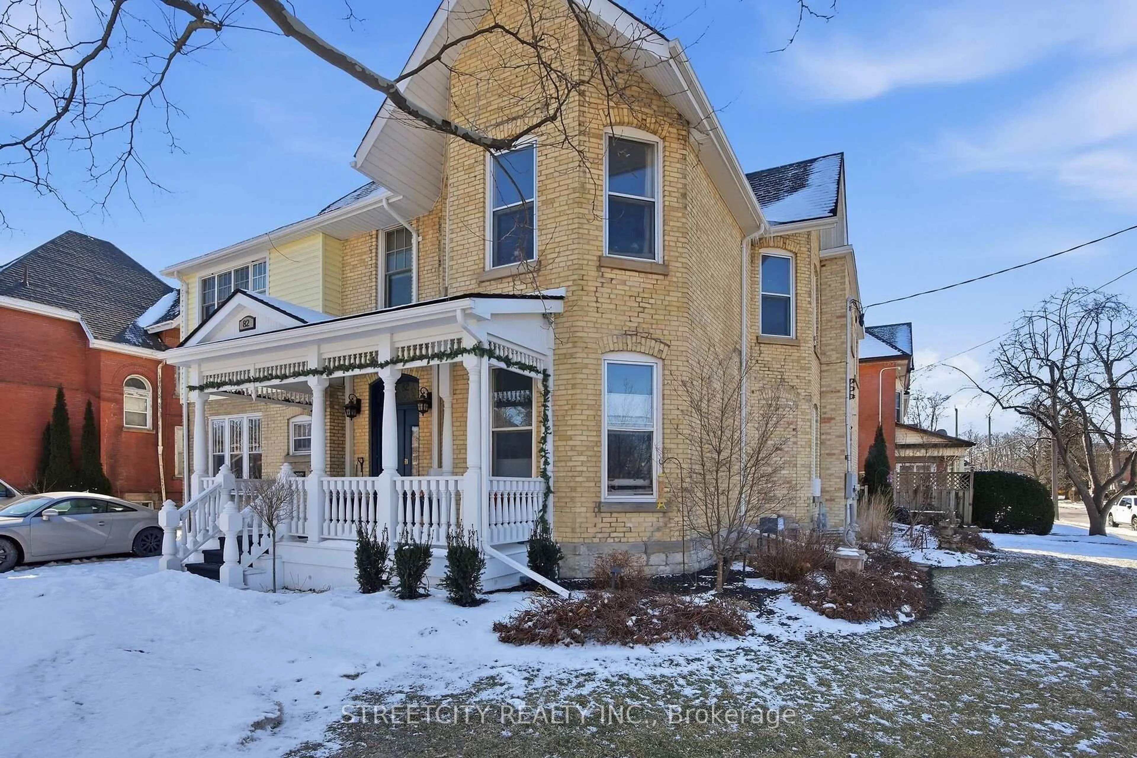 Home with brick exterior material, street for 82 WELLINGTON St, St. Thomas Ontario N5R 2R2