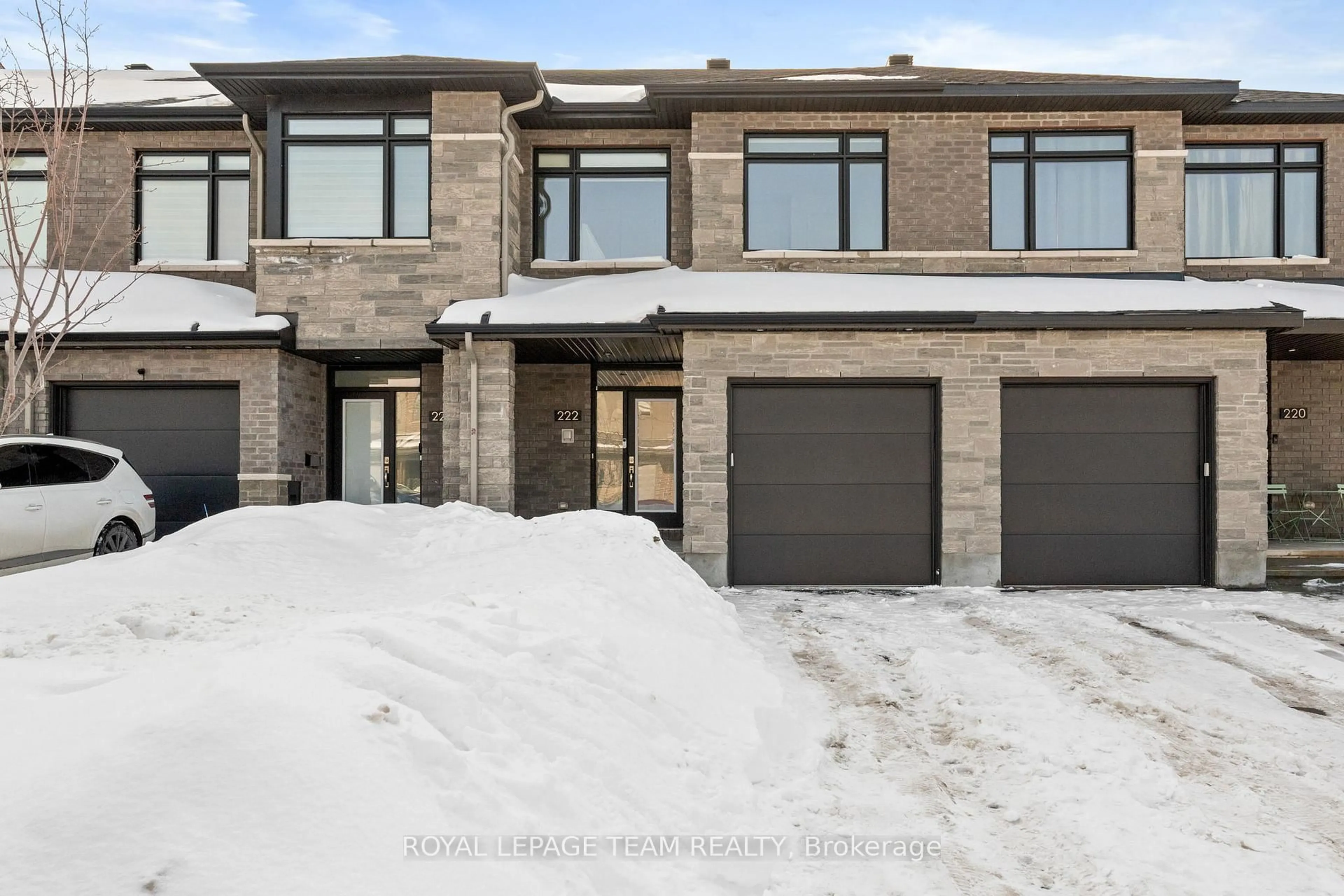 Home with brick exterior material, street for 222 TRUMPETER Grve, Ottawa Ontario K4M 0N7