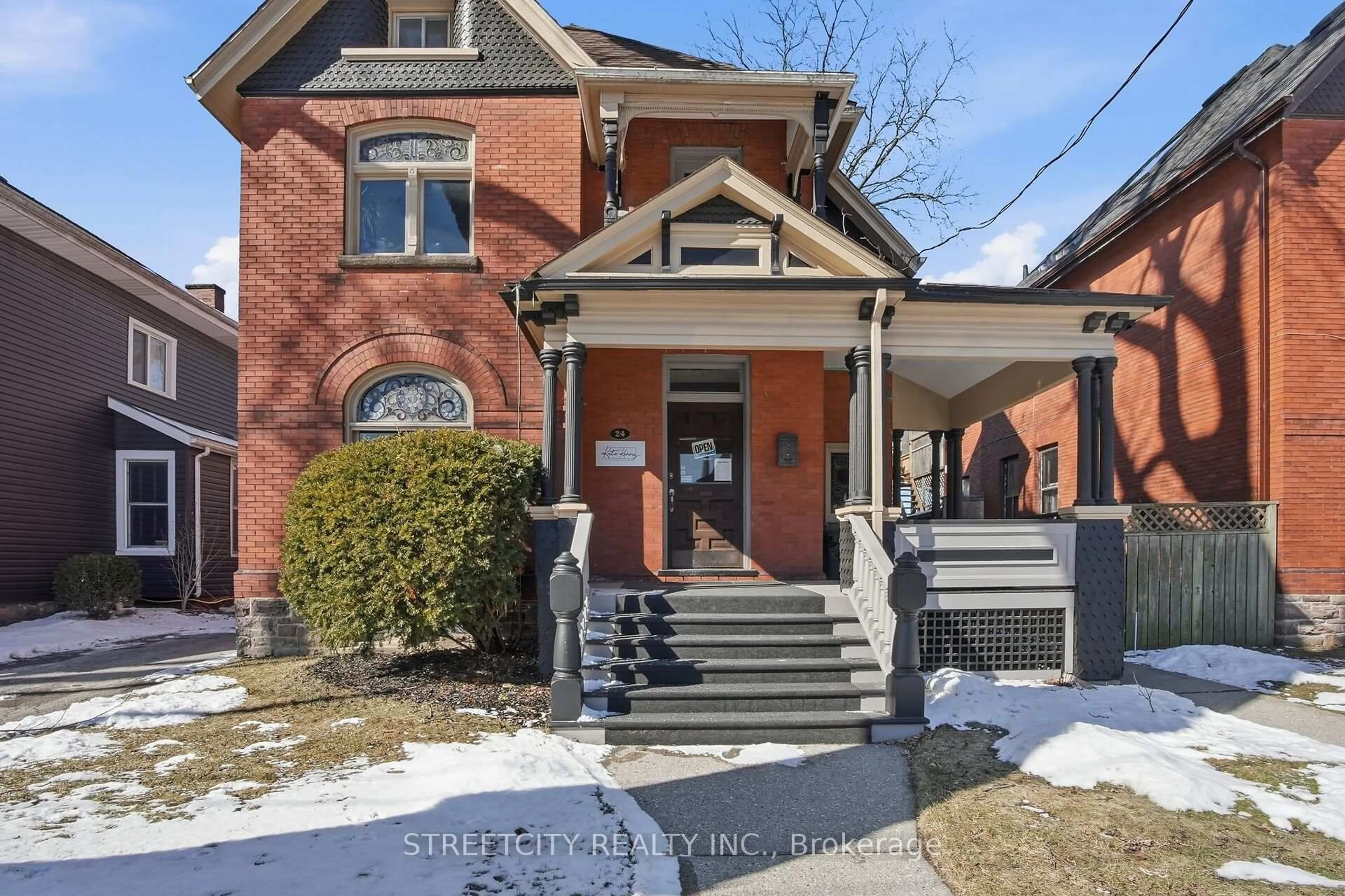 Home with brick exterior material, street for 24 HINCKS St, St. Thomas Ontario N5R 3N6