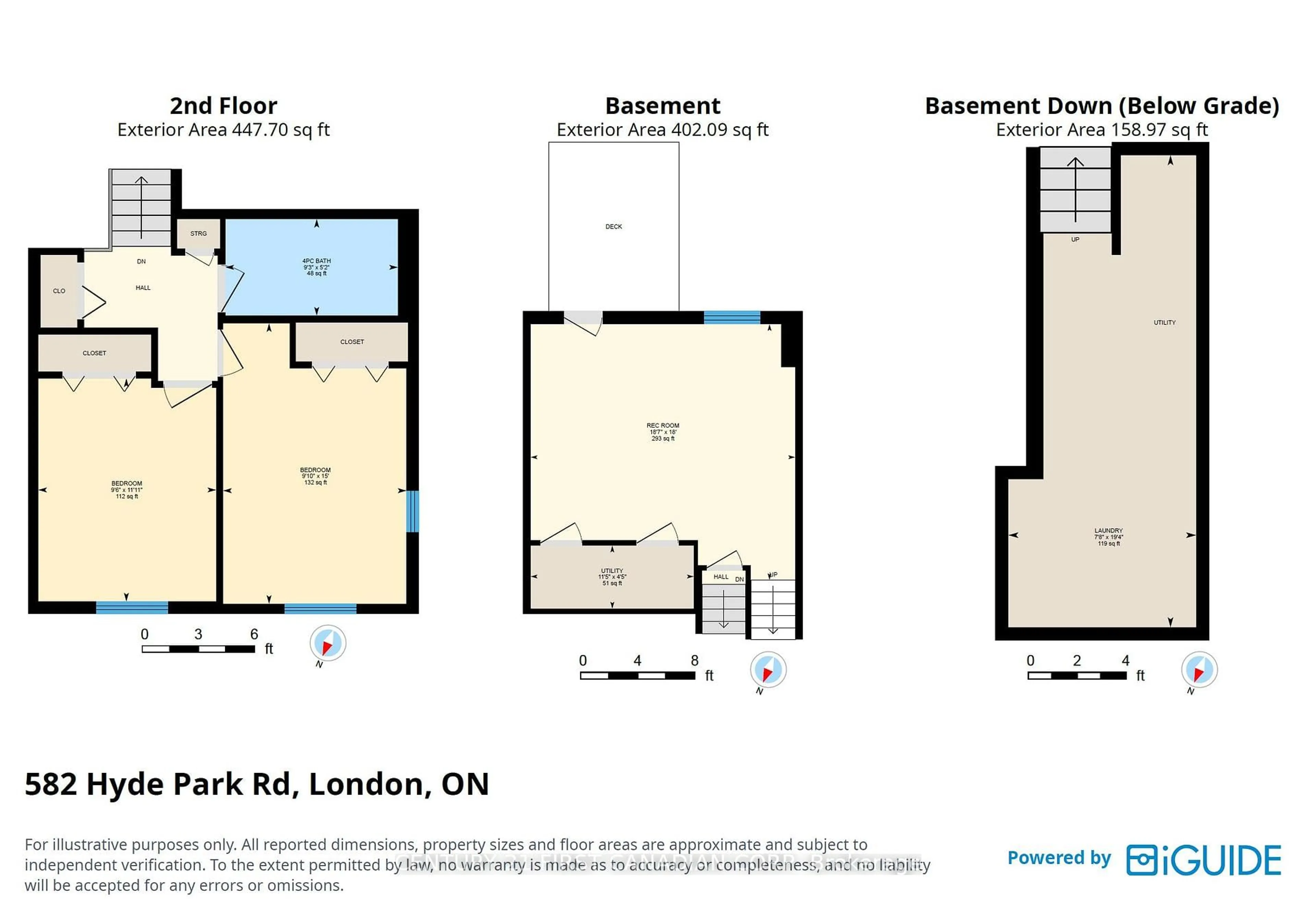 Floor plan for 582 Hyde Park Rd #1, London North Ontario N6H 3S1