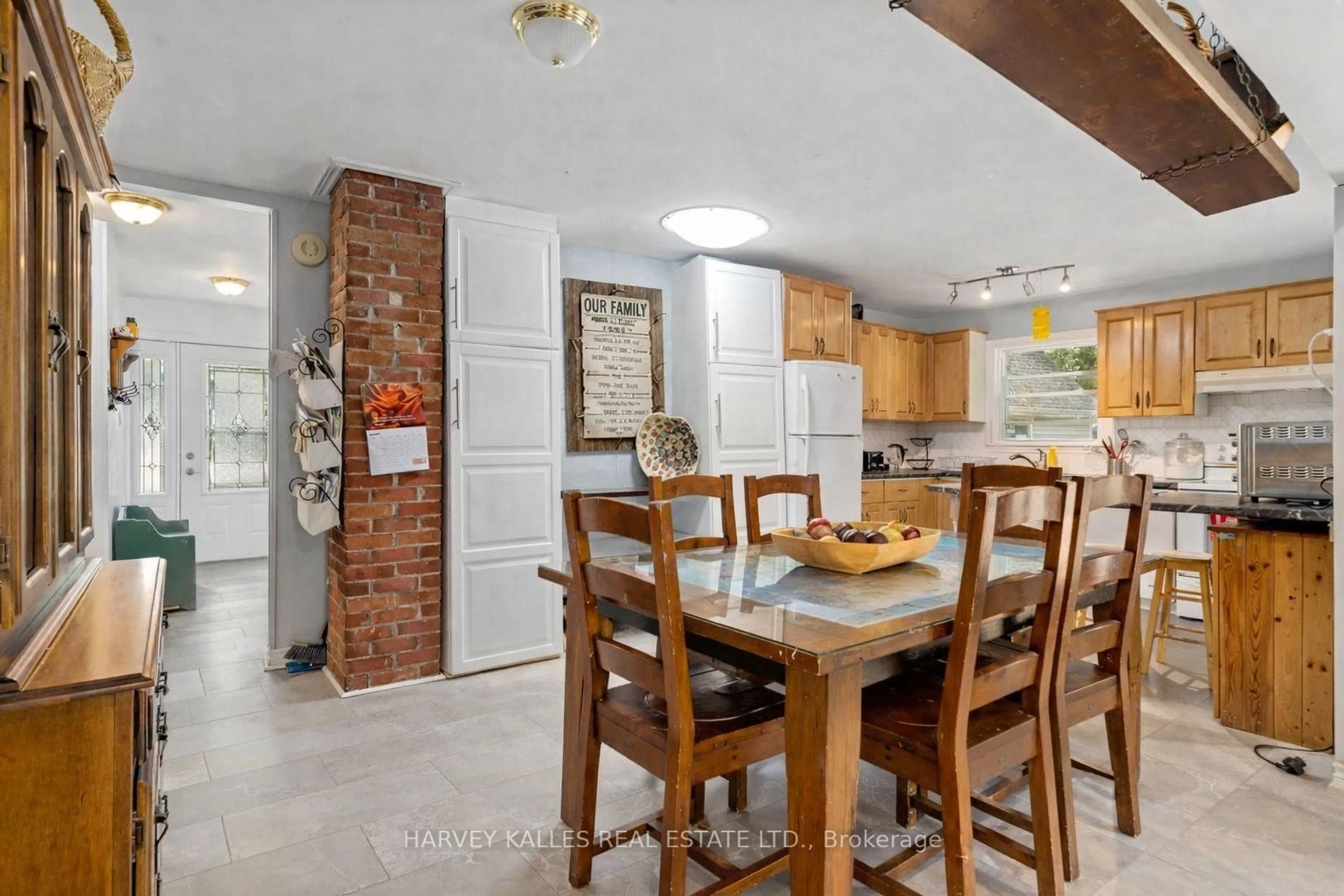 Open concept kitchen, ceramic/tile floor for 48 Ontario St, Prince Edward County Ontario K0K 2T0