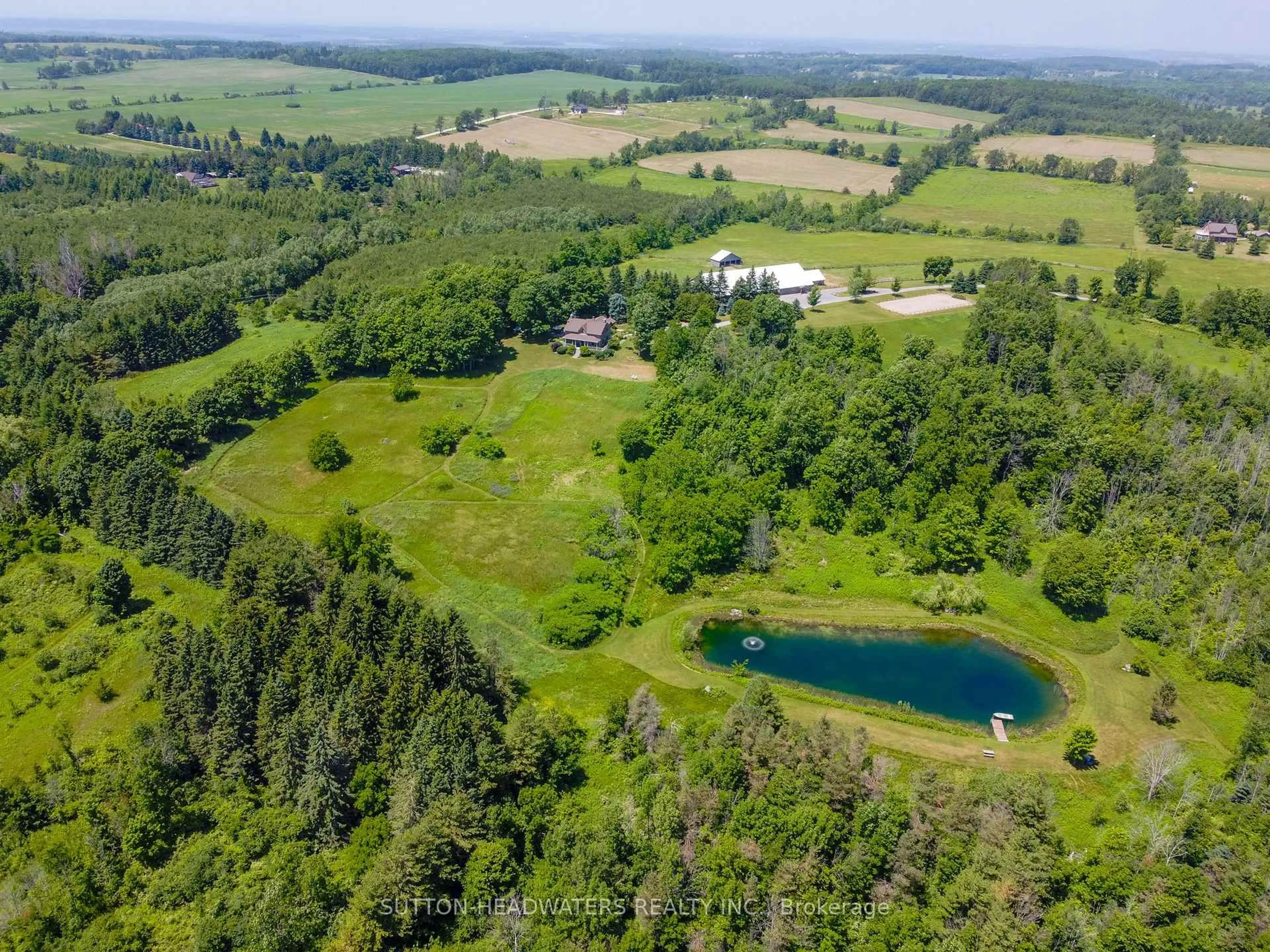 A pic from outside/outdoor area/front of a property/back of a property/a pic from drone, water/lake/river/ocean view for 240 Leach Rd, Alnwick/Haldimand Ontario K0K 2X0