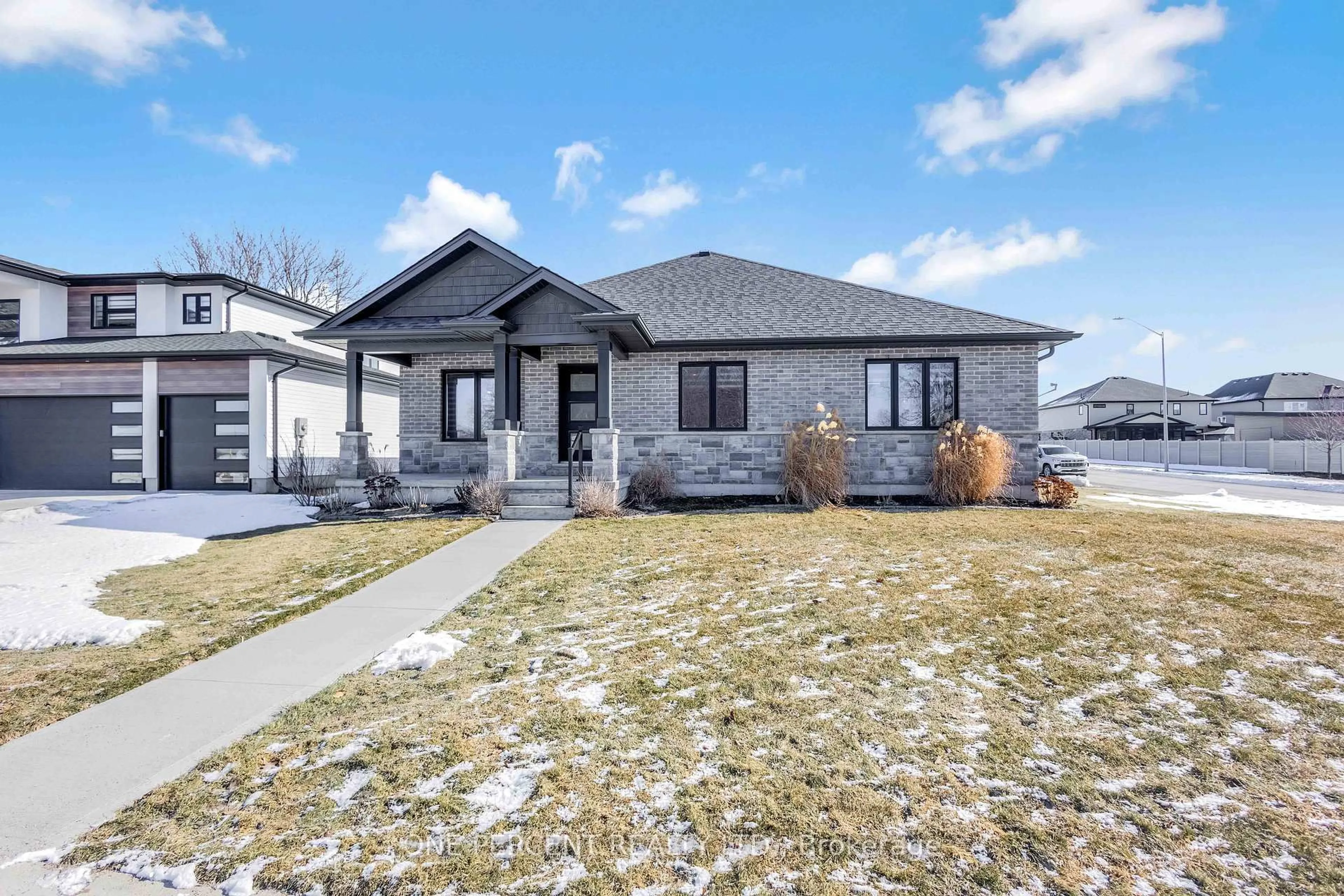 Home with brick exterior material, street for 154928 15th Line, Zorra Ontario N0M 2M0