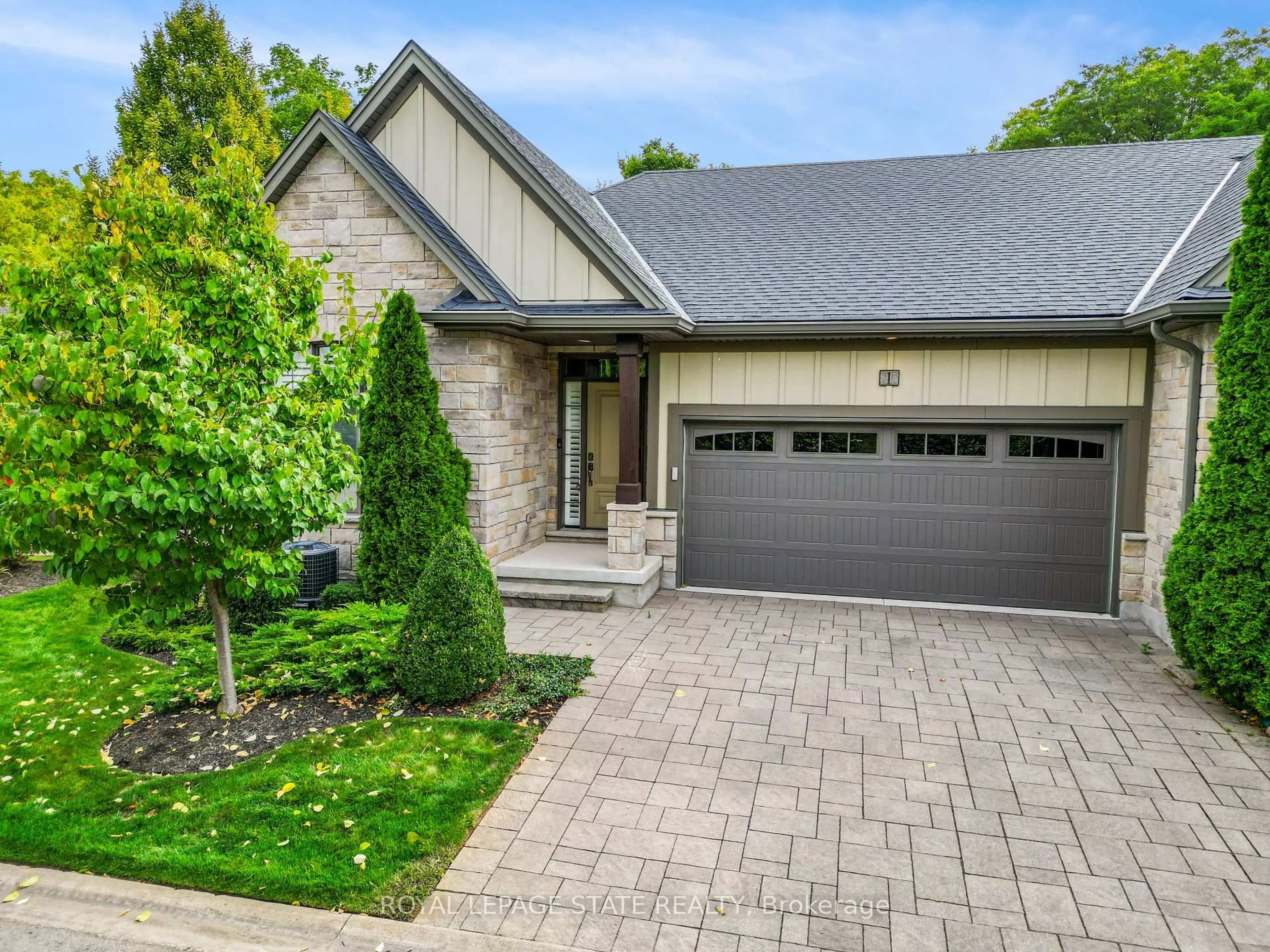 Home with brick exterior material, street for 1 Cedar Dr, Niagara-on-the-Lake Ontario L0S 1J1