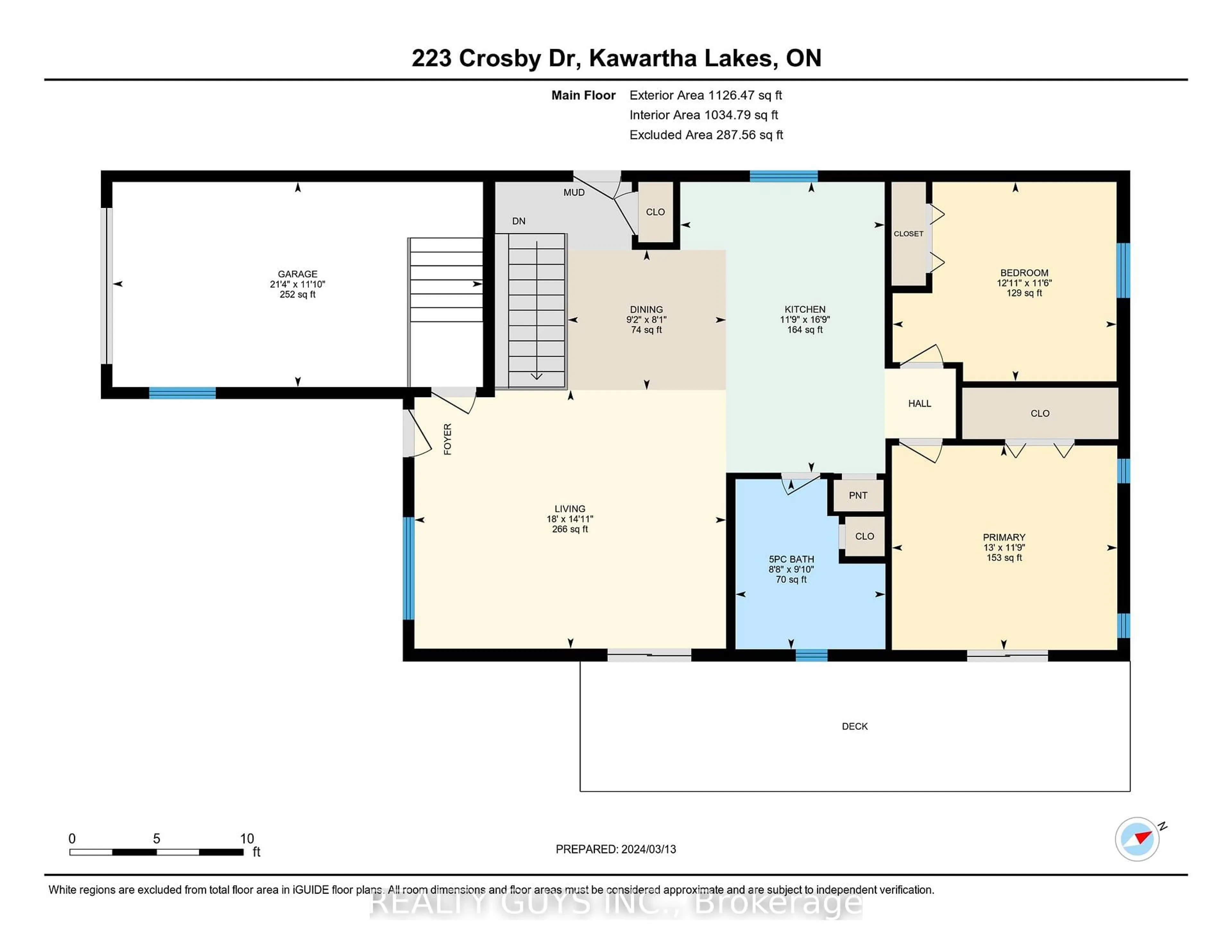 Floor plan for 223 Crosby Dr, Kawartha Lakes Ontario K0M 1A0