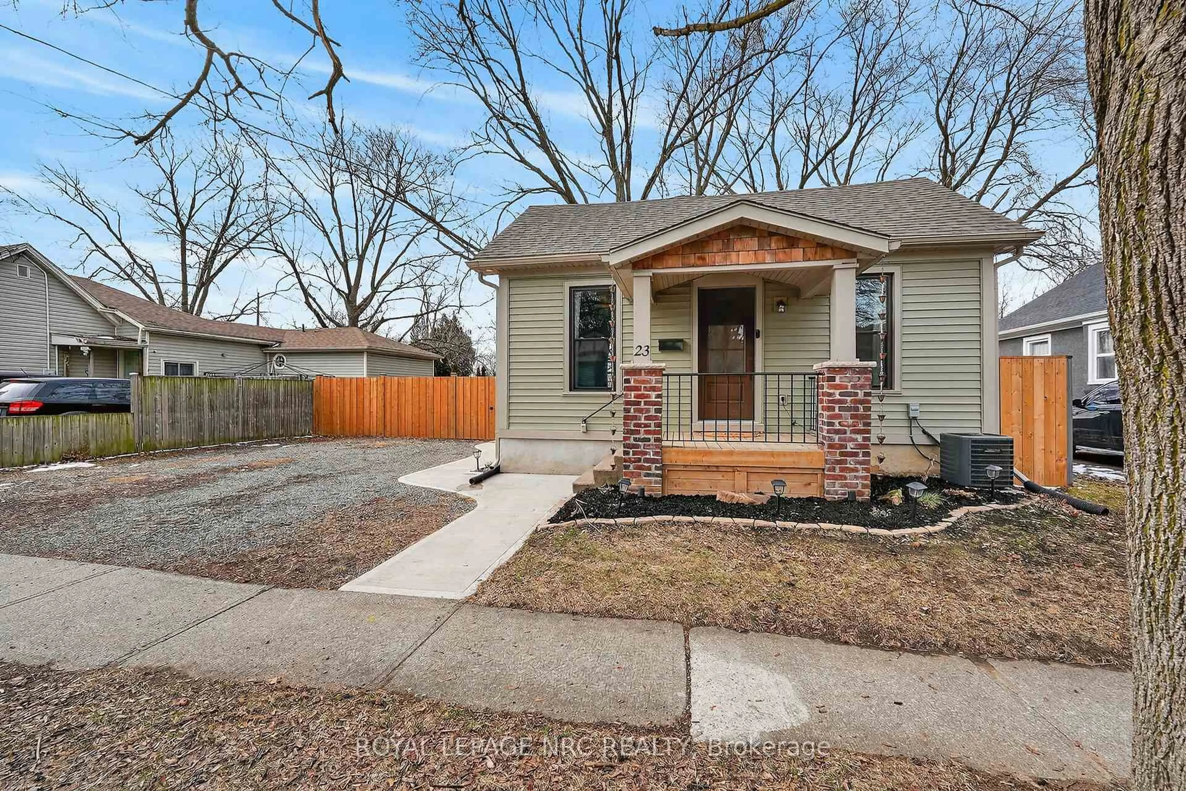 Home with brick exterior material, street for 23 Rodman St, St. Catharines Ontario L2R 5C9