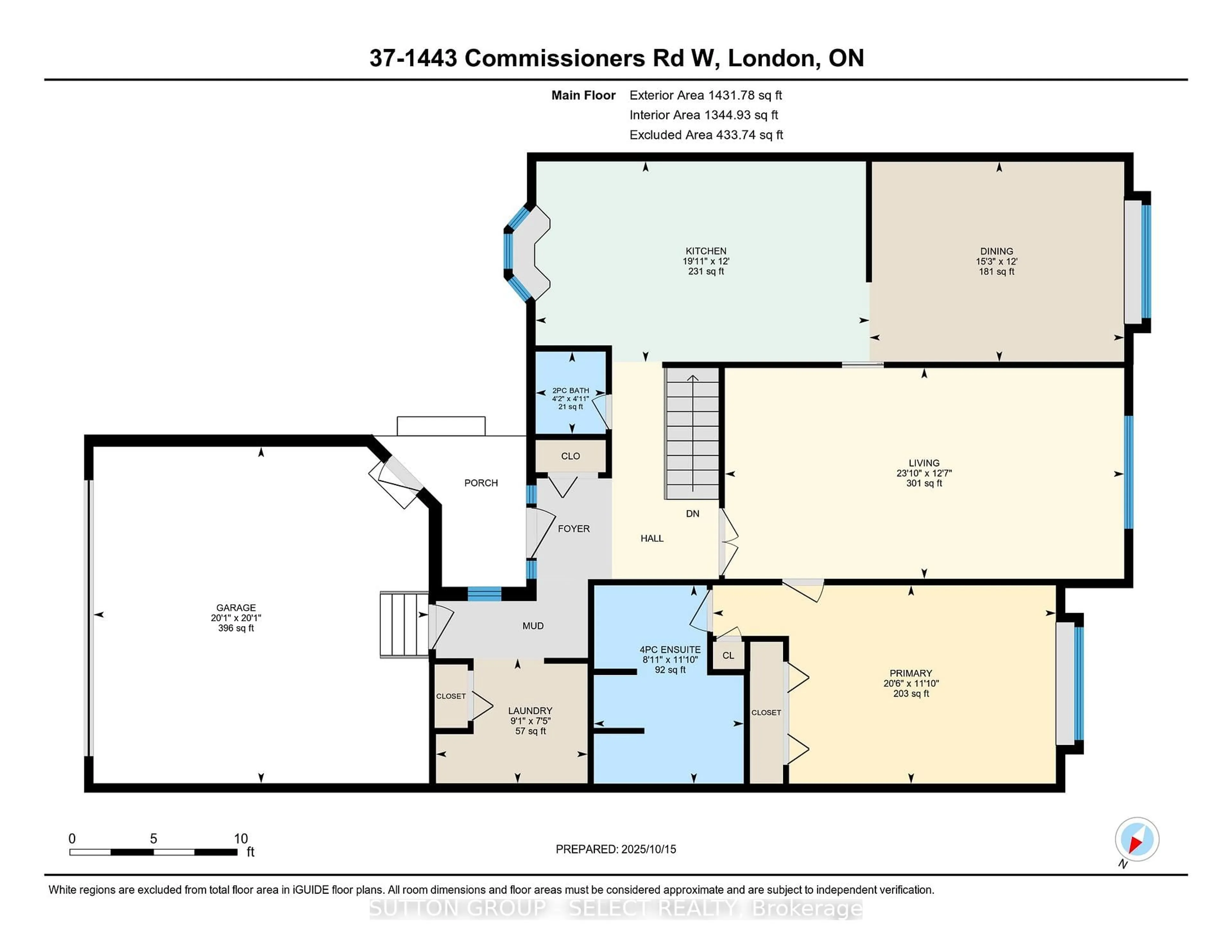Floor plan for 1443 Commissioners Rd #37, London South Ontario N6K 1E2