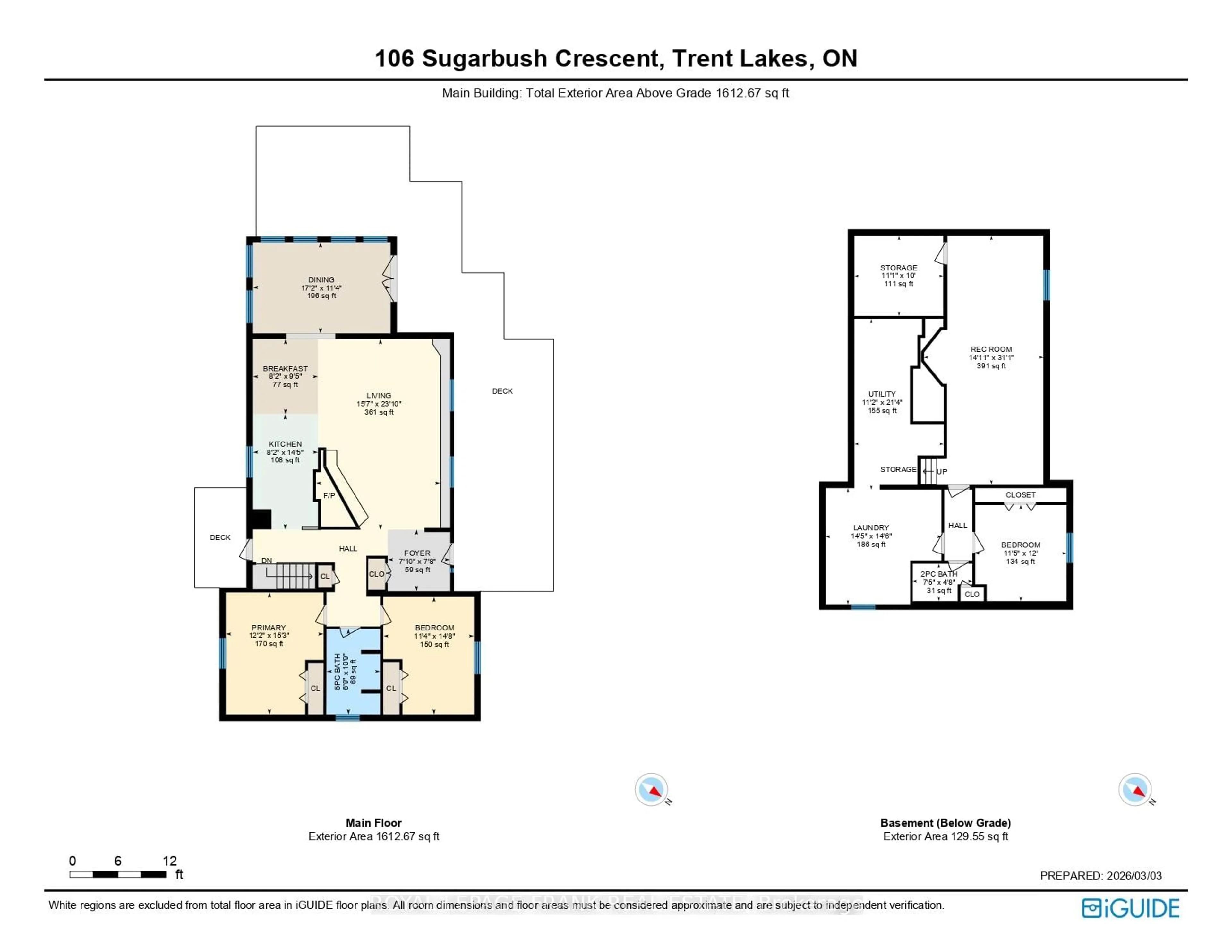Floor plan for 106 Sugarbush Cres, Trent Lakes Ontario K0L 1J0
