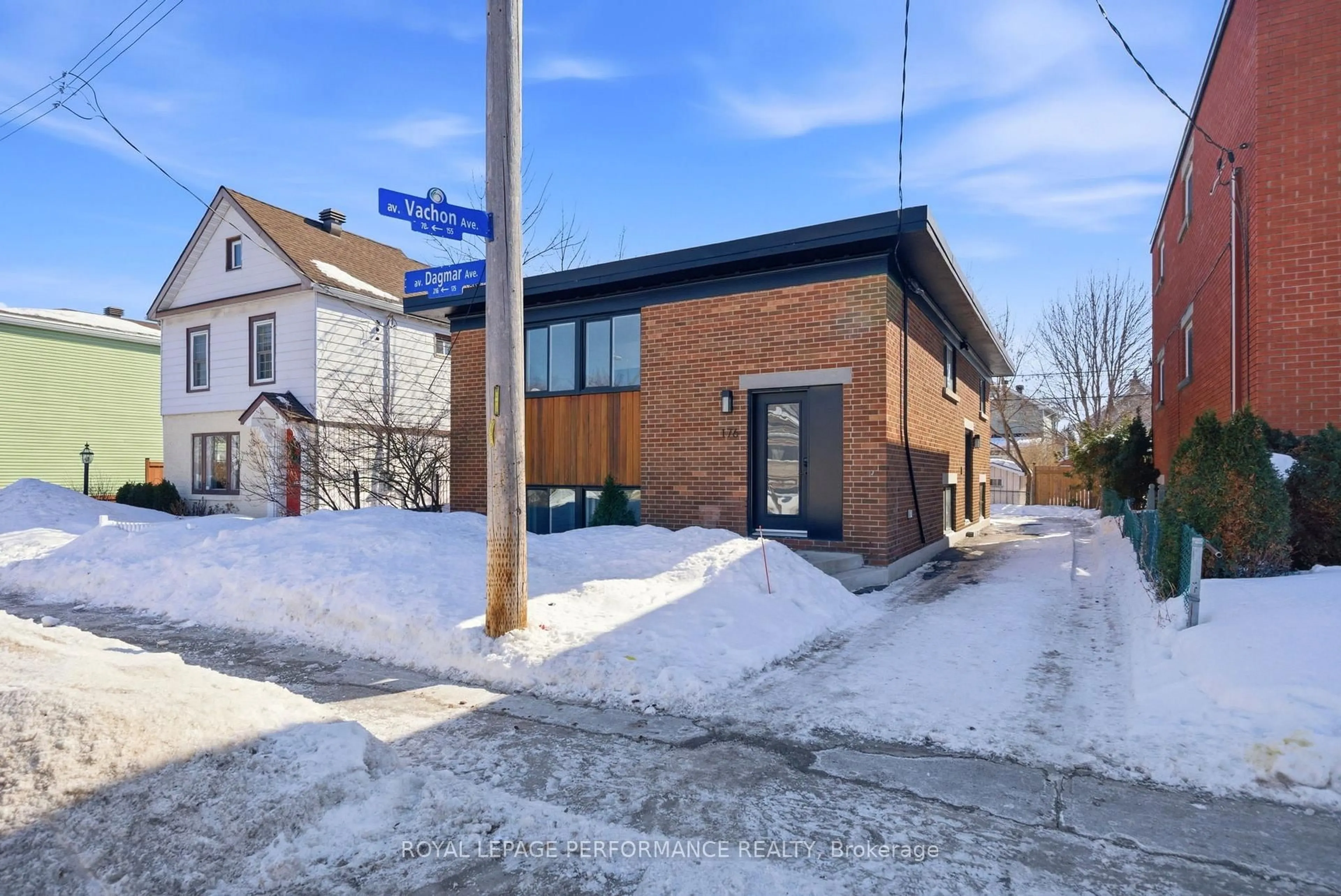 Home with brick exterior material, street for 176 Dagmar Ave, Ottawa Ontario K1L 5T2