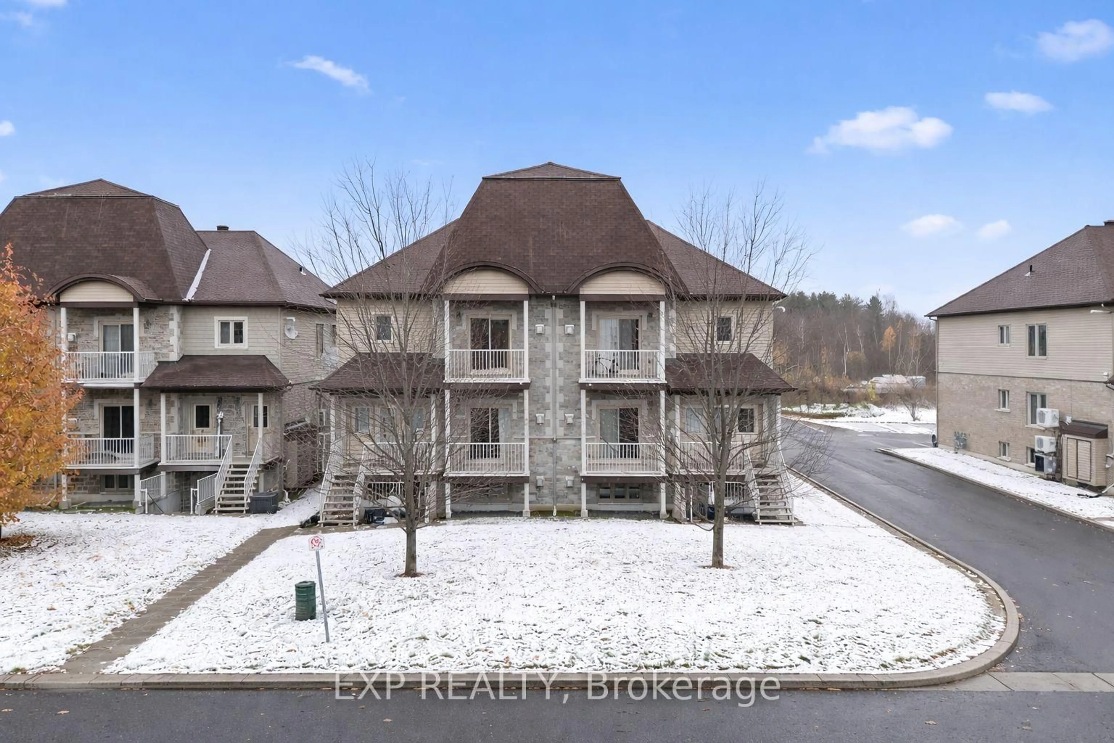 A pic from outside/outdoor area/front of a property/back of a property/a pic from drone, building for 191 Bourdeau Blvd #3, The Nation Ontario K0A 2M0