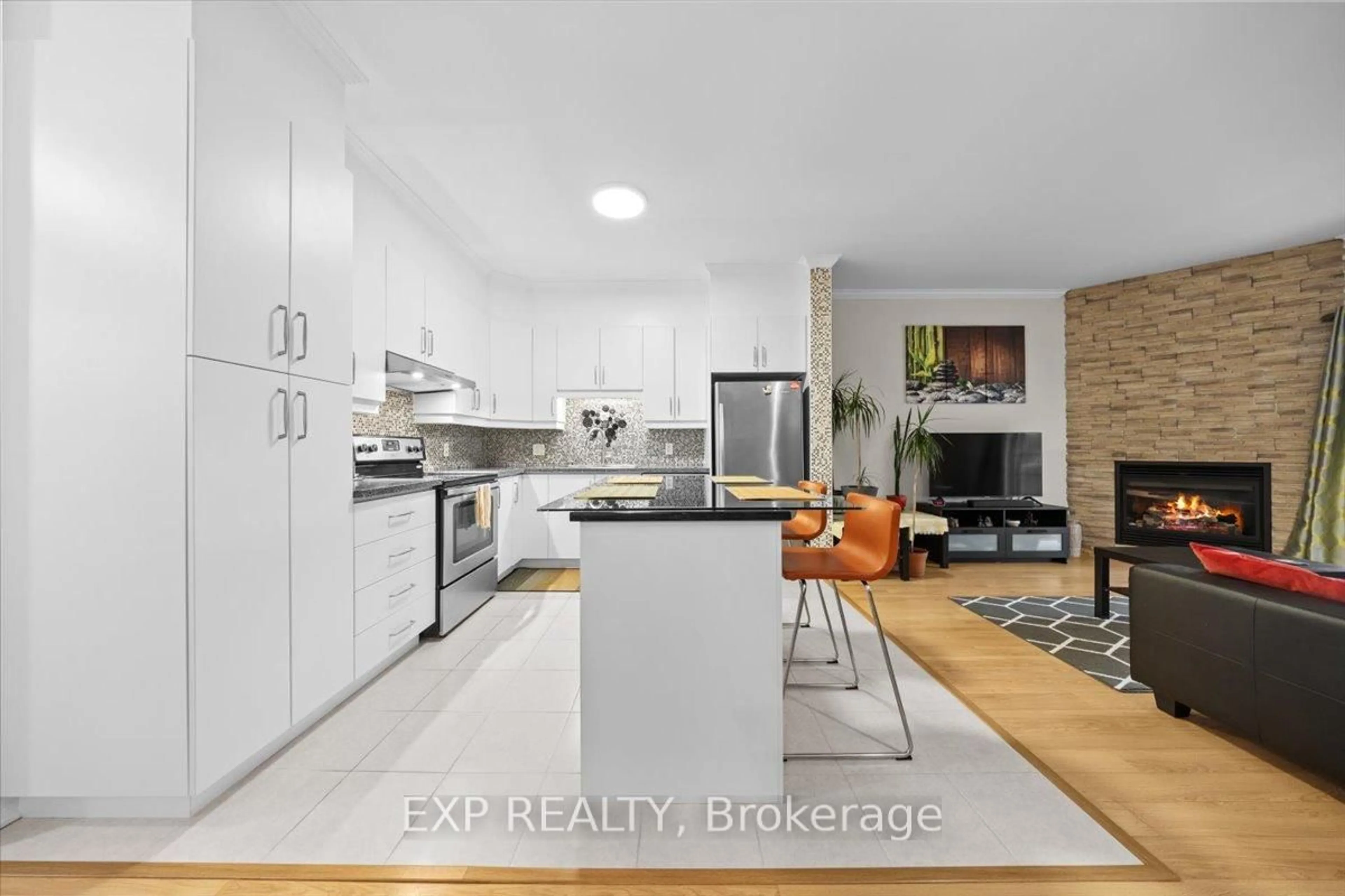 Open concept kitchen, ceramic/tile floor for 191 Bourdeau Blvd #3, The Nation Ontario K0A 2M0