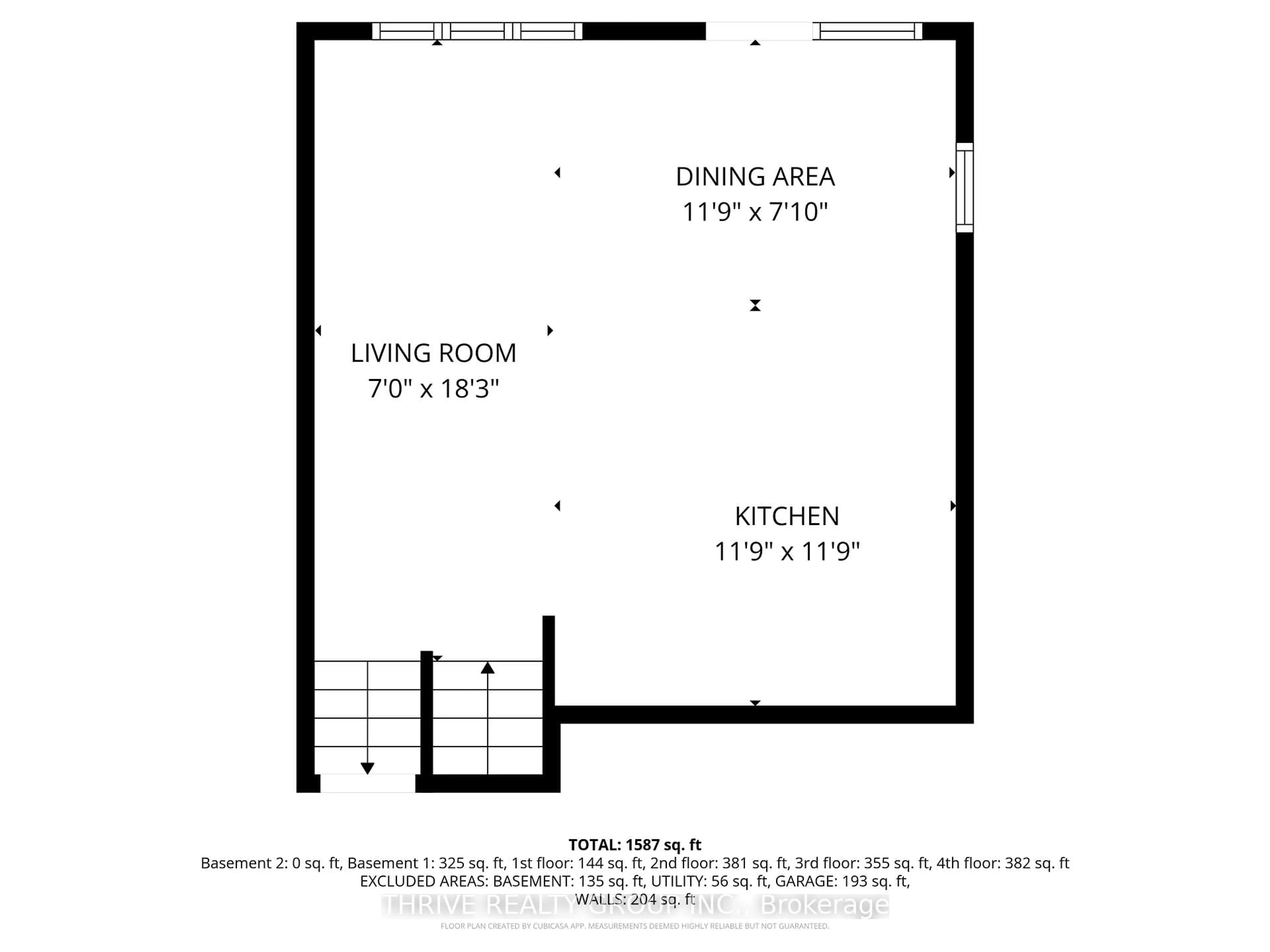 Floor plan for 582 HYDE PARK Rd #2, London North Ontario N6H 3S1