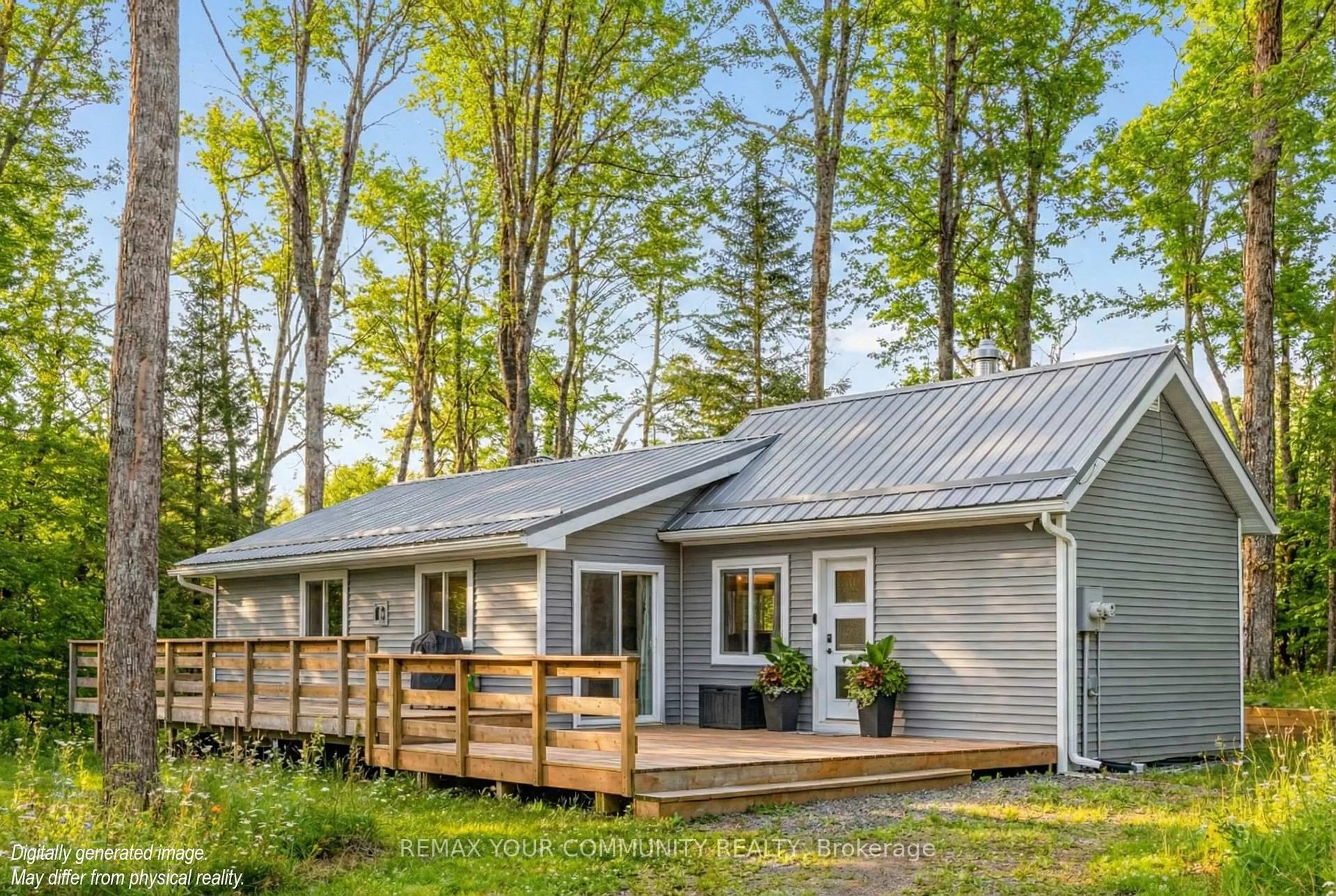 Home with vinyl exterior material, unknown for 1534 Salerno Lake Rd, Highlands East Ontario K0M 1X0