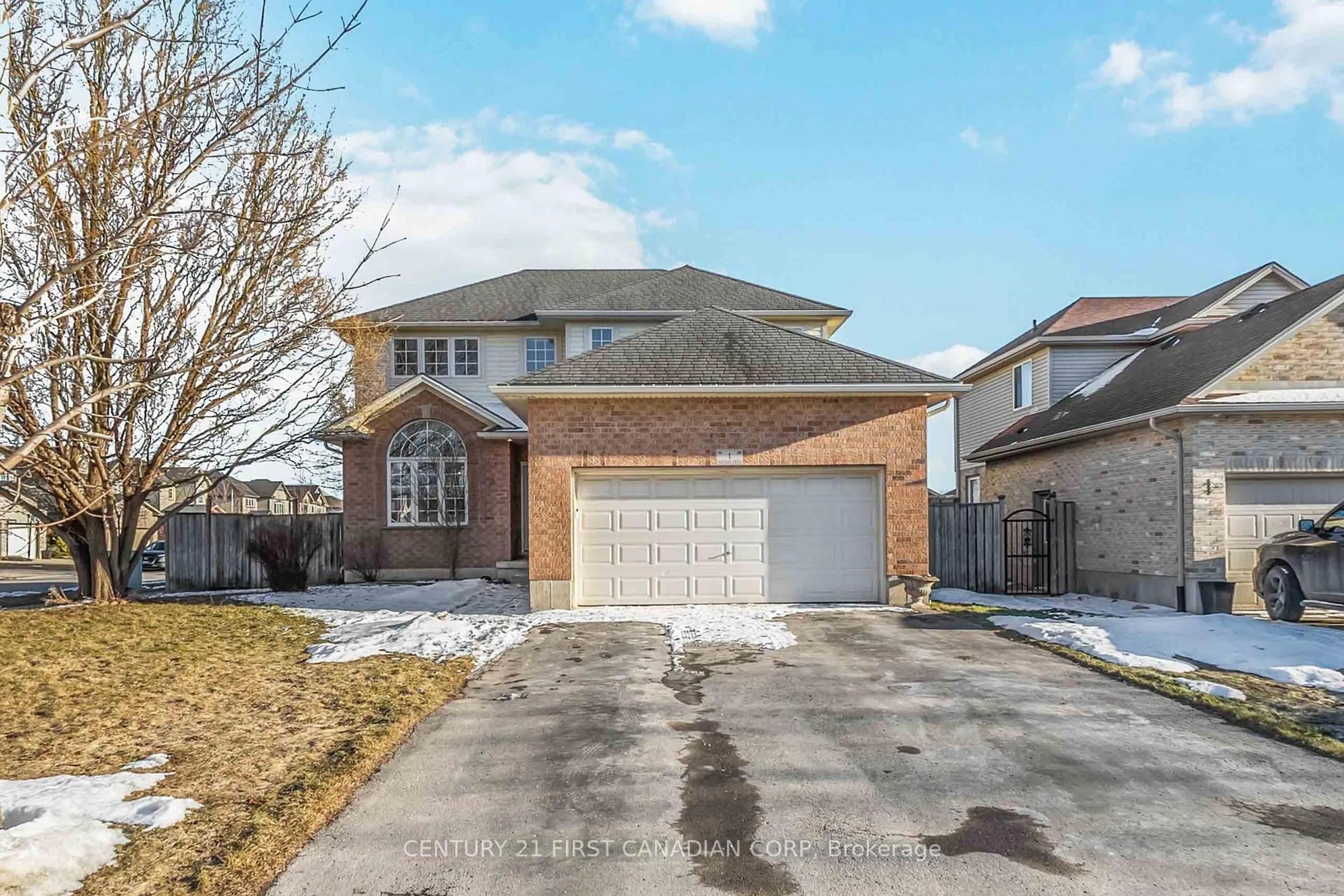 Home with brick exterior material, street for 1 Watson Cres, Central Elgin Ontario N5P 4P5
