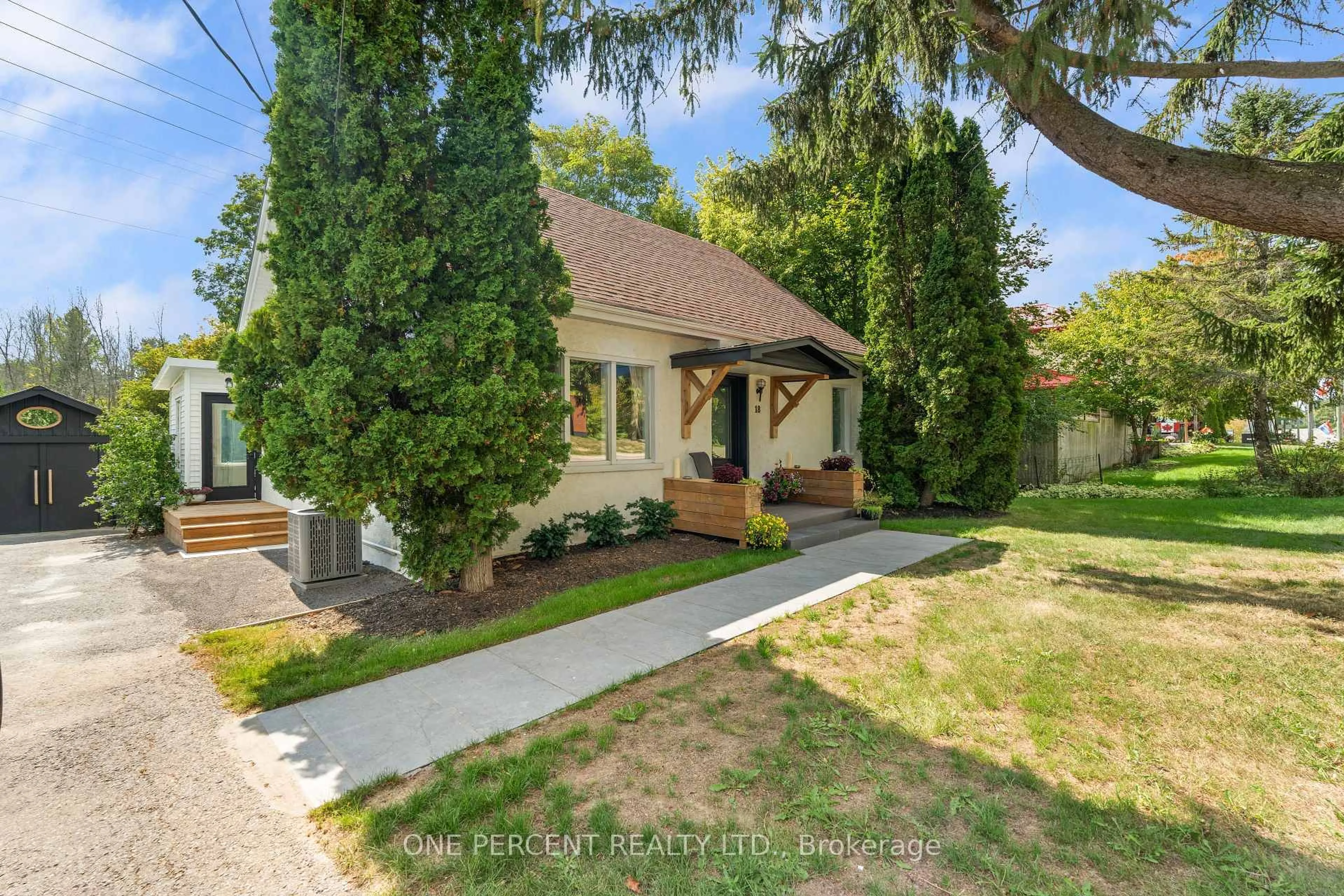 A pic from outside/outdoor area/front of a property/back of a property/a pic from drone, street for 18 STANLEY St, Prince Edward County Ontario K0K 1G0