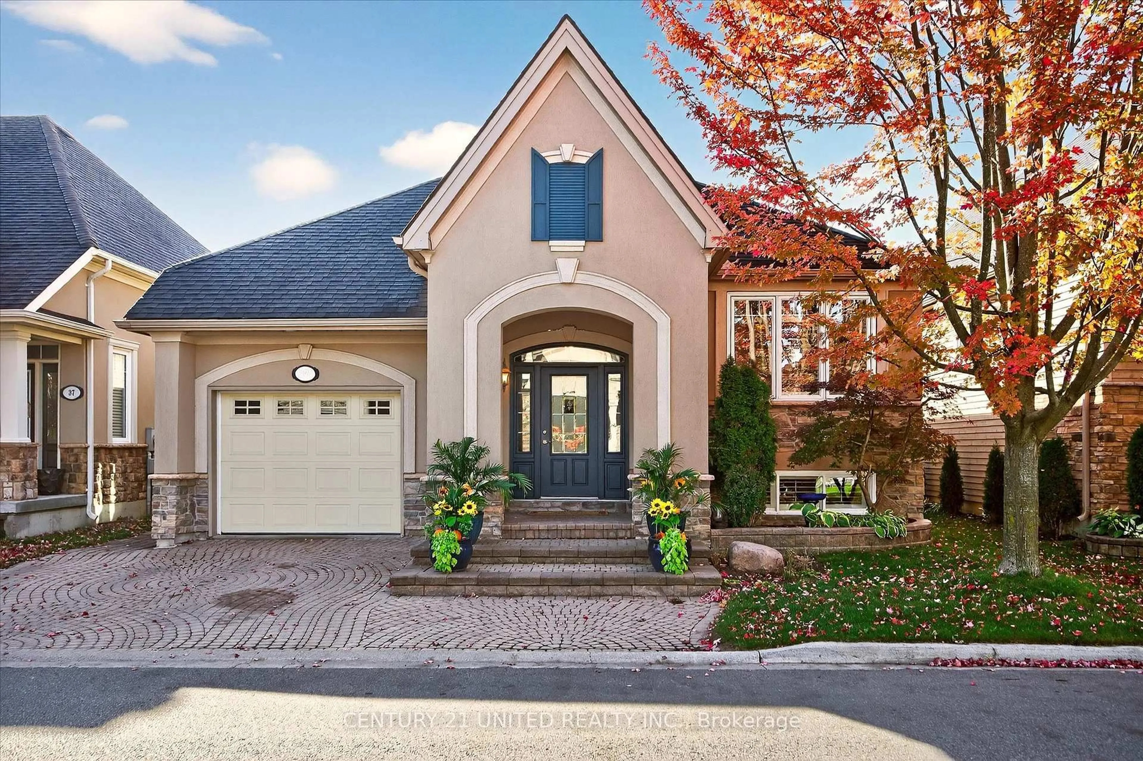 Home with brick exterior material, street for 35 Brinton Dr #27, Peterborough Ontario K9J 8S9