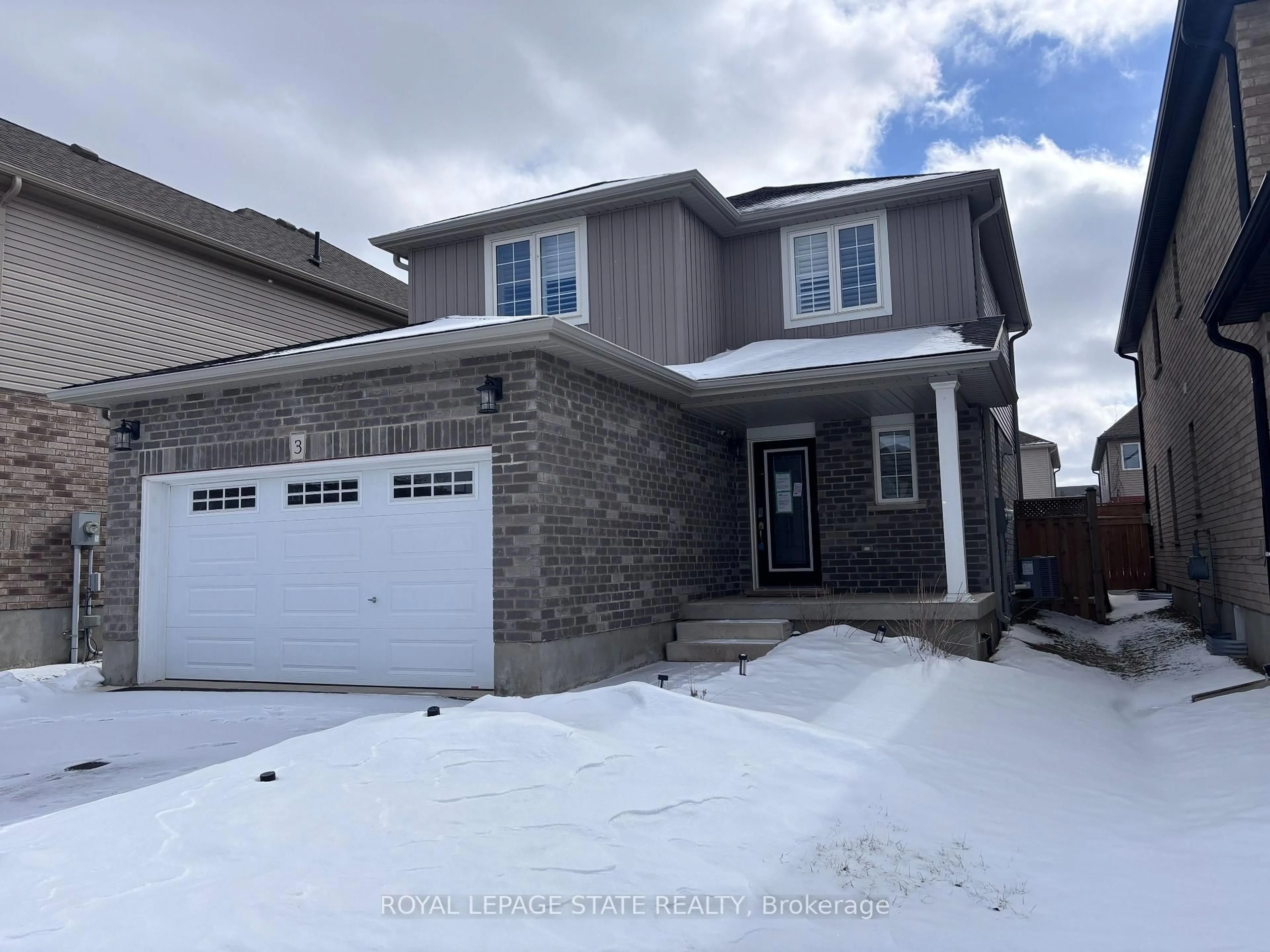 Home with brick exterior material, street for 3 Crawford Pl, Brant Ontario N3L 0A6