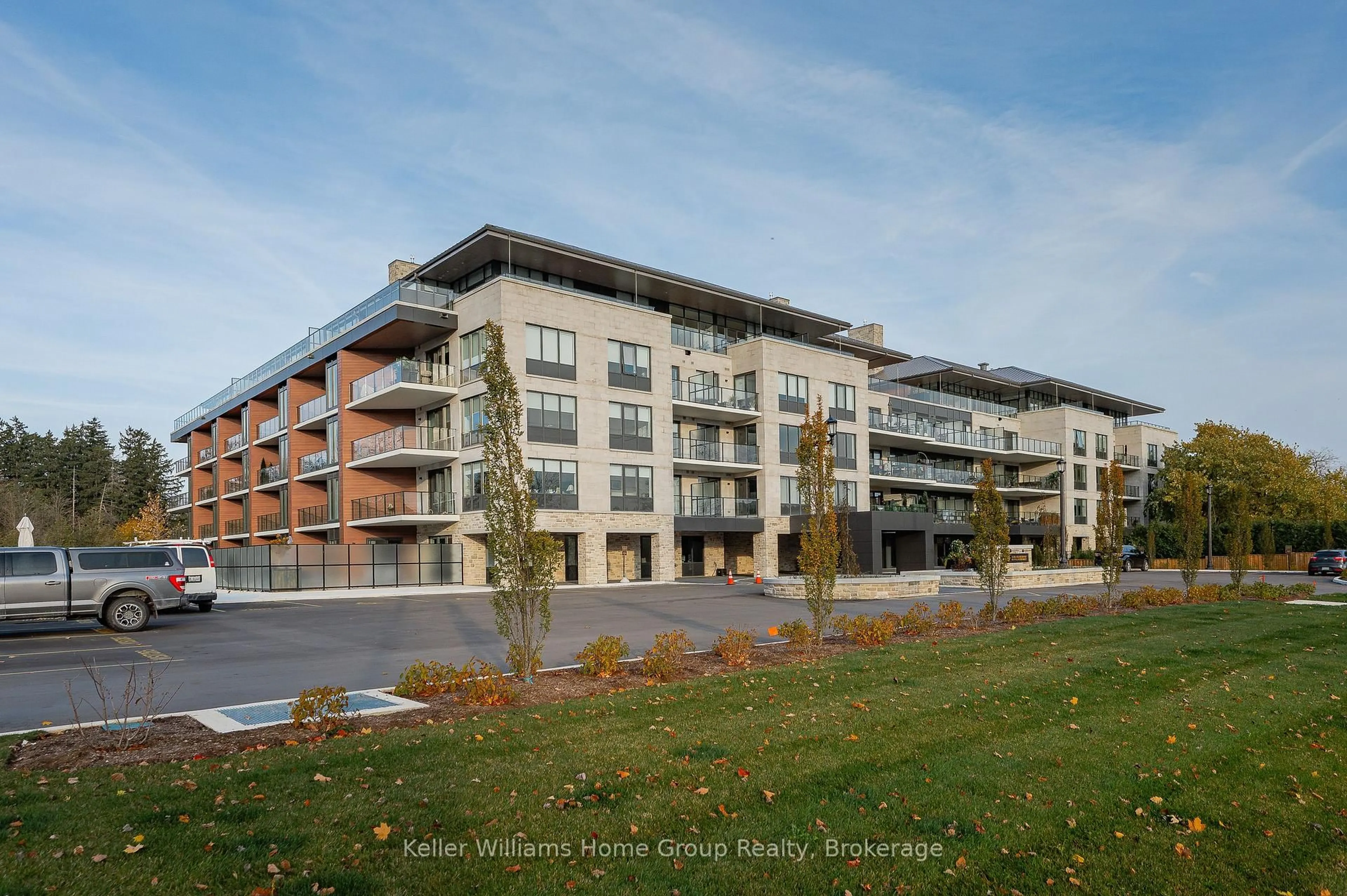 A pic from outside/outdoor area/front of a property/back of a property/a pic from drone, building for 6523 Wellington Road 7 #419, Centre Wellington Ontario N0B 1S0