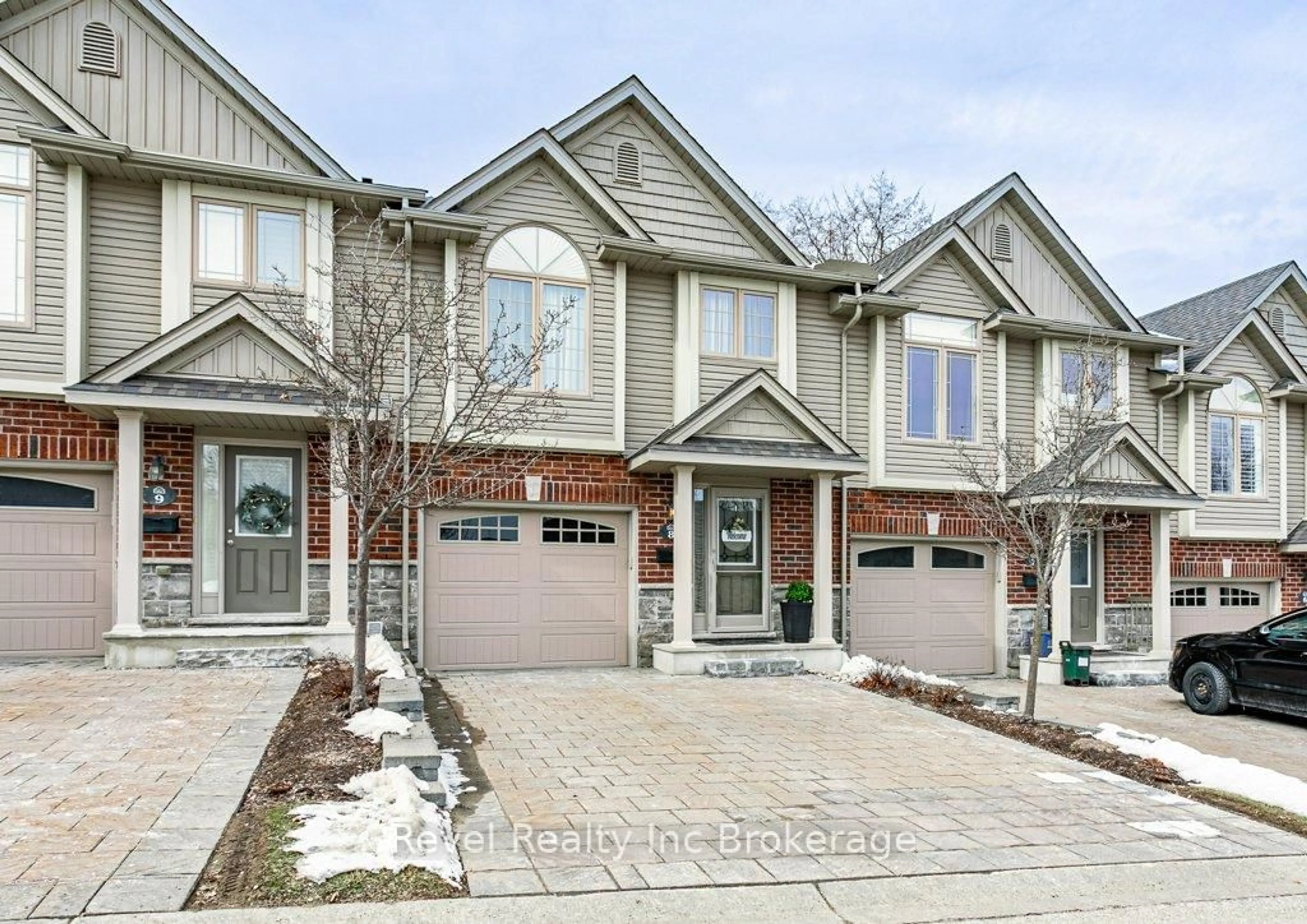 Home with brick exterior material, street for 176 Ferguson Dr #8, Woodstock Ontario N4V 0C6