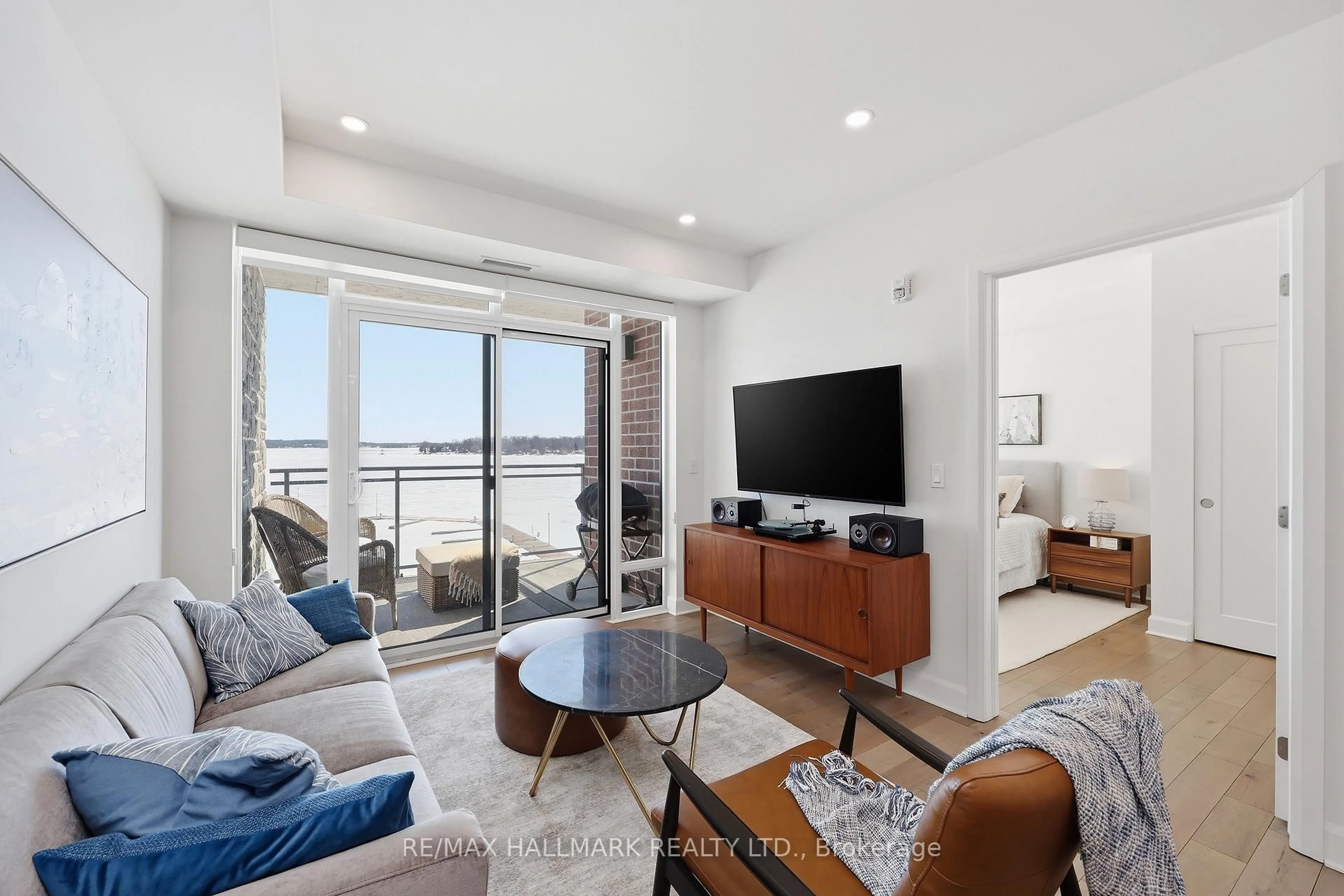 Living room with furniture, unknown for 129b South St #318, Gananoque Ontario K7G 0B1