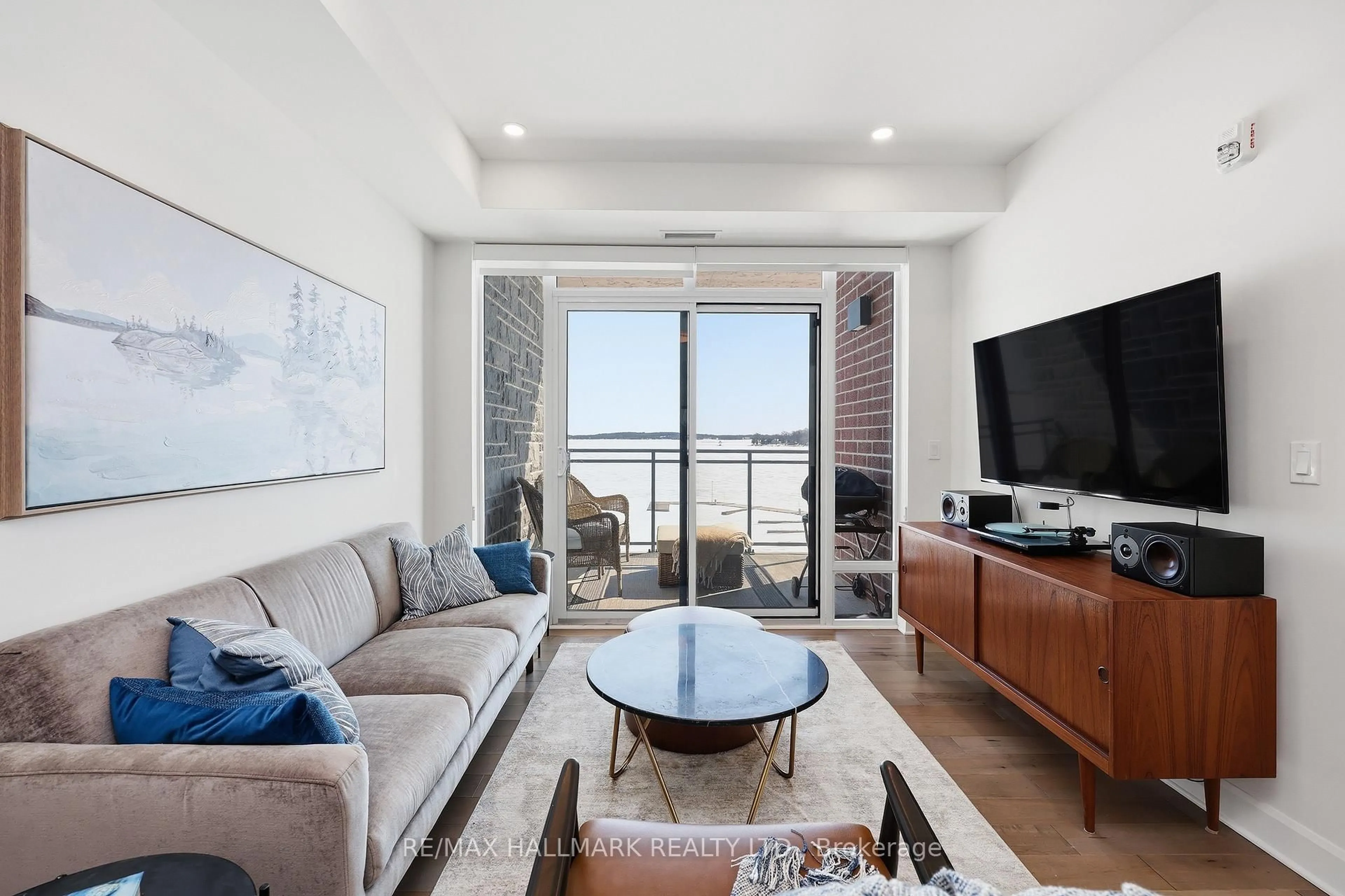 Living room with furniture, unknown for 129b South St #318, Gananoque Ontario K7G 0B1